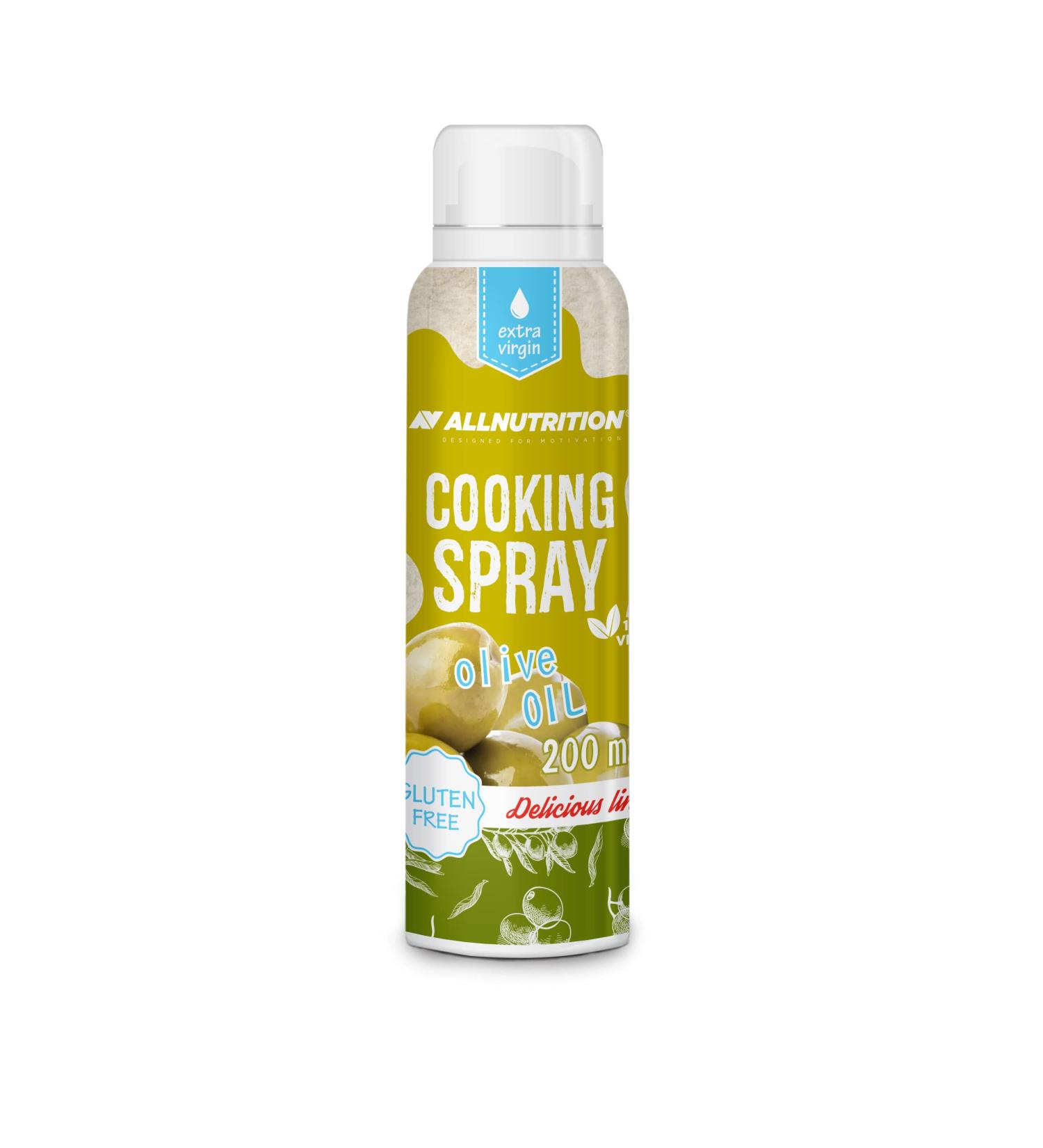  ALLNUTRITION ALLNUTRITION Cooking Spray Oil for Cooking Frying and Pastry - Gluten Free Vegetable Oil - Low Fat - No Added Salt - 200ml - Olive Oil - Buy Online on GoSupps.com