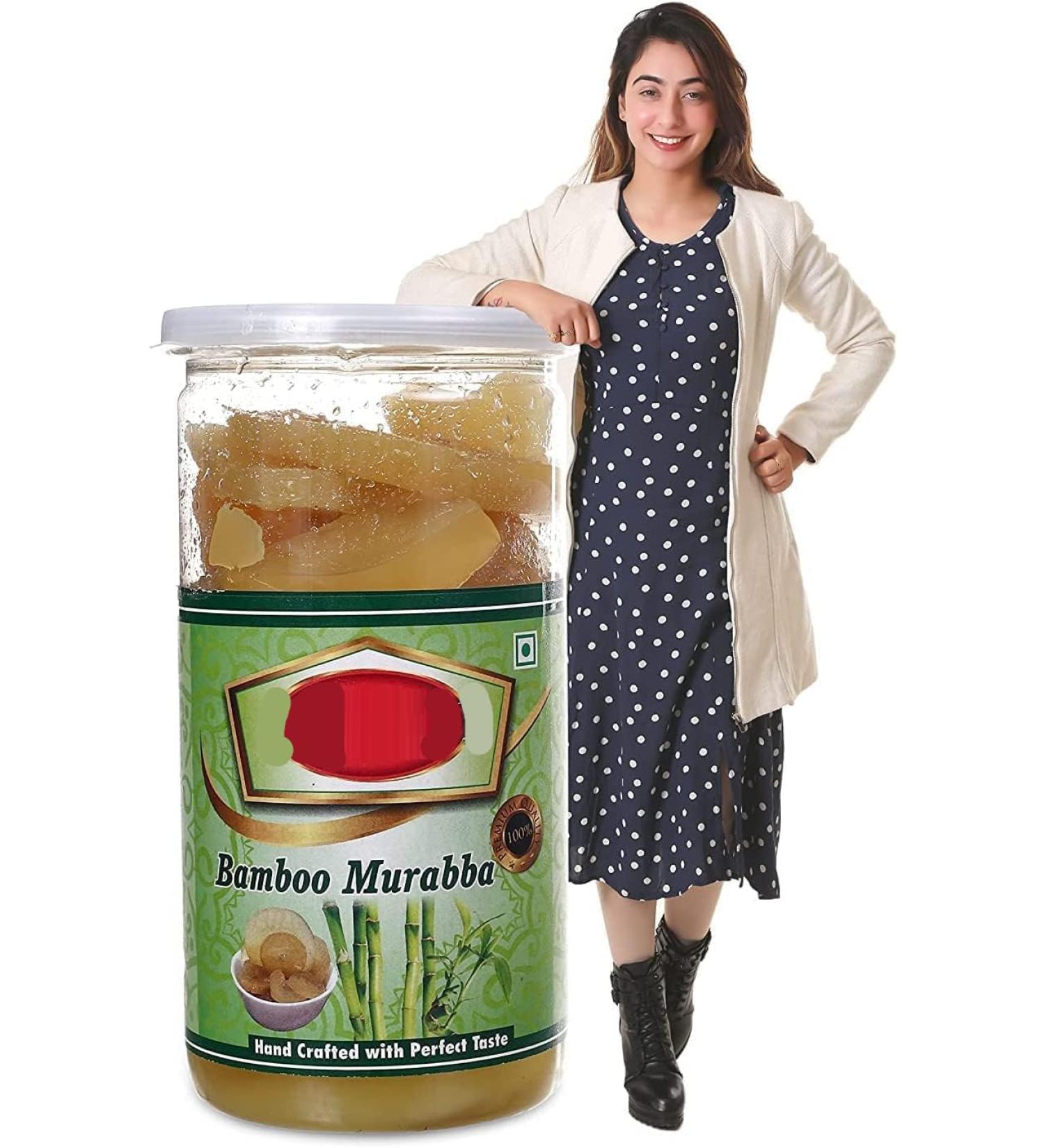 Homemade Murabba Bamboo Helps Increase Height Growth | Bans Ka Murabba 800g Pack | Murabba Bamboo Shoot Good for Health - Buy Online on GoSupps.com