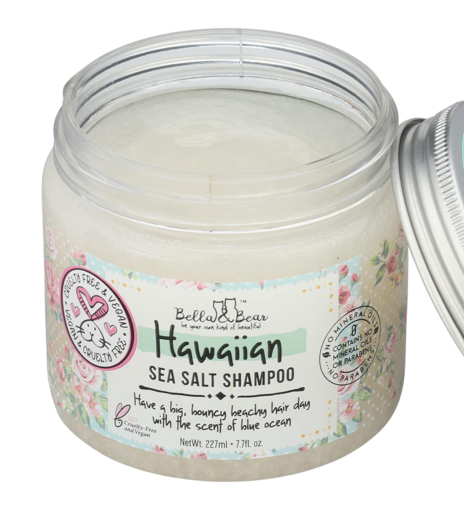 Bella & Bear Hawaiian Sea Salt Volumizing Shampoo - Exfoliating, Cruelty Free, Ocean Scent - 6.7oz - Pack of 1 - Buy Online on GoSupps.com