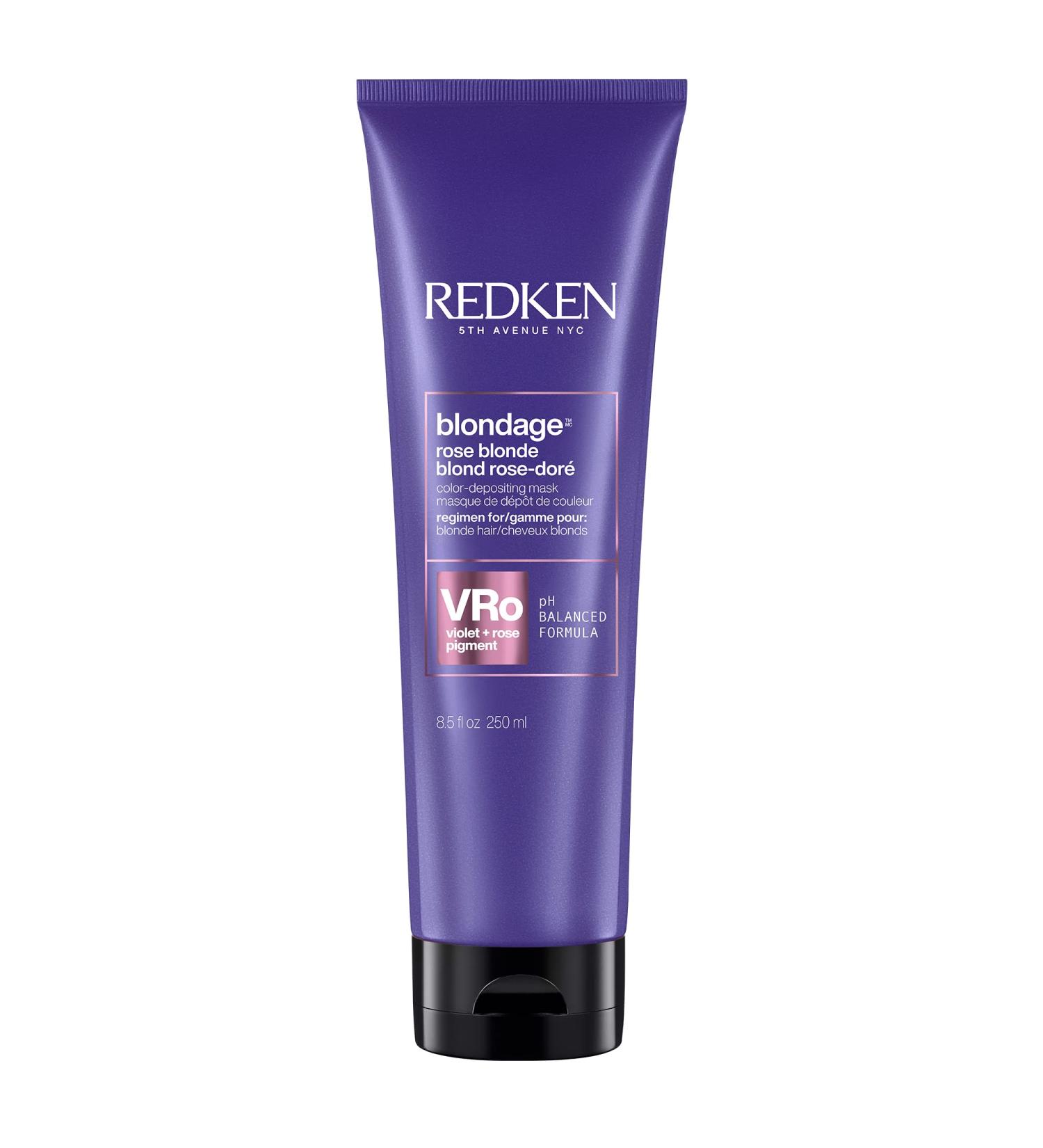 Redken Blondage Color Depositing Mask - Temporary Rose Tint Hair Treatment - 8.5 Fl Oz - Buy Online on GoSupps.com