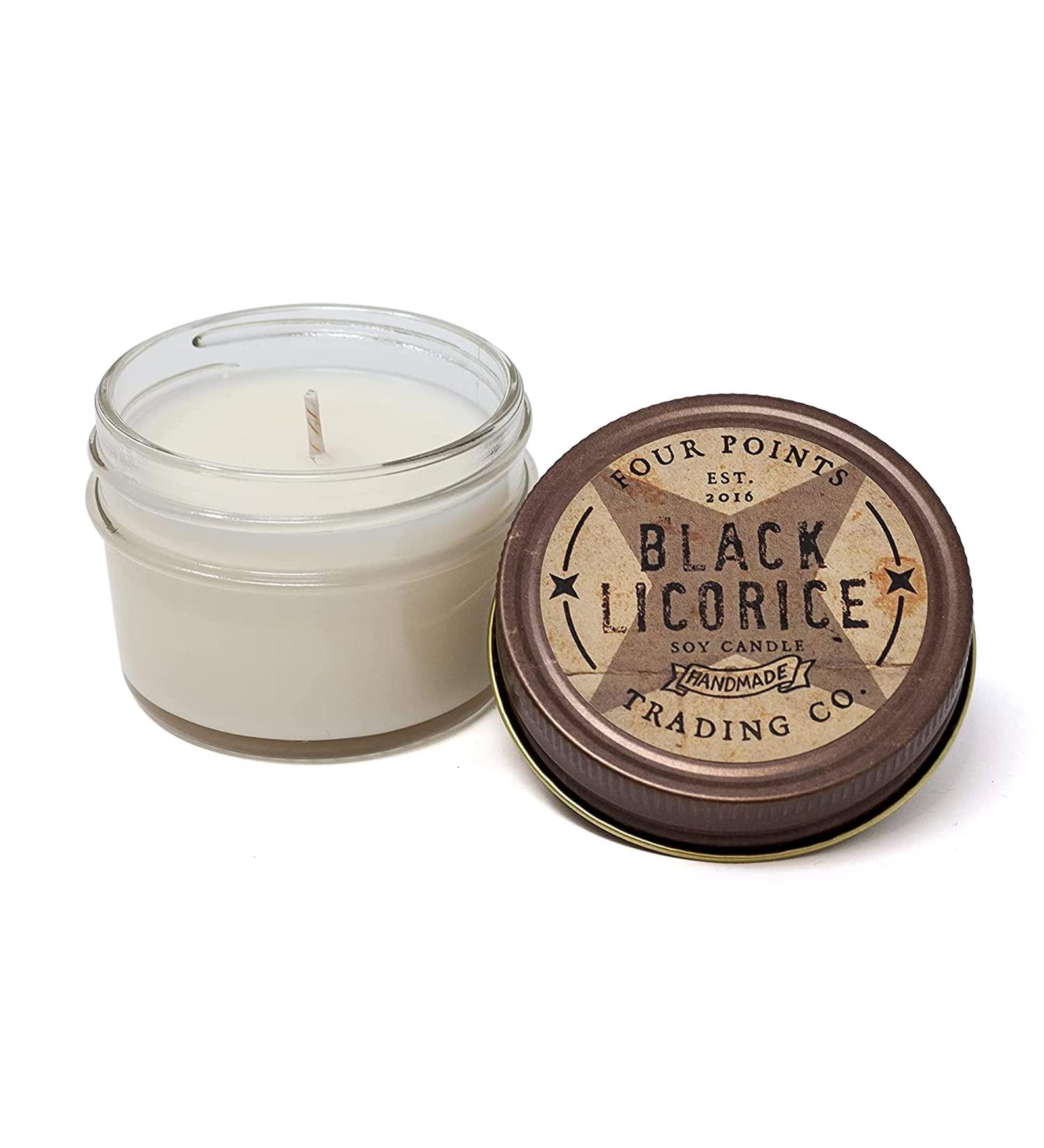 Buy Black Licorice Scented Candle - 4 Oz Handcrafted Soy Wax Aromatherapy Candle for Men & Women | Unique Room Scents & Relaxing Gifts - Buy Online on GoSupps.com