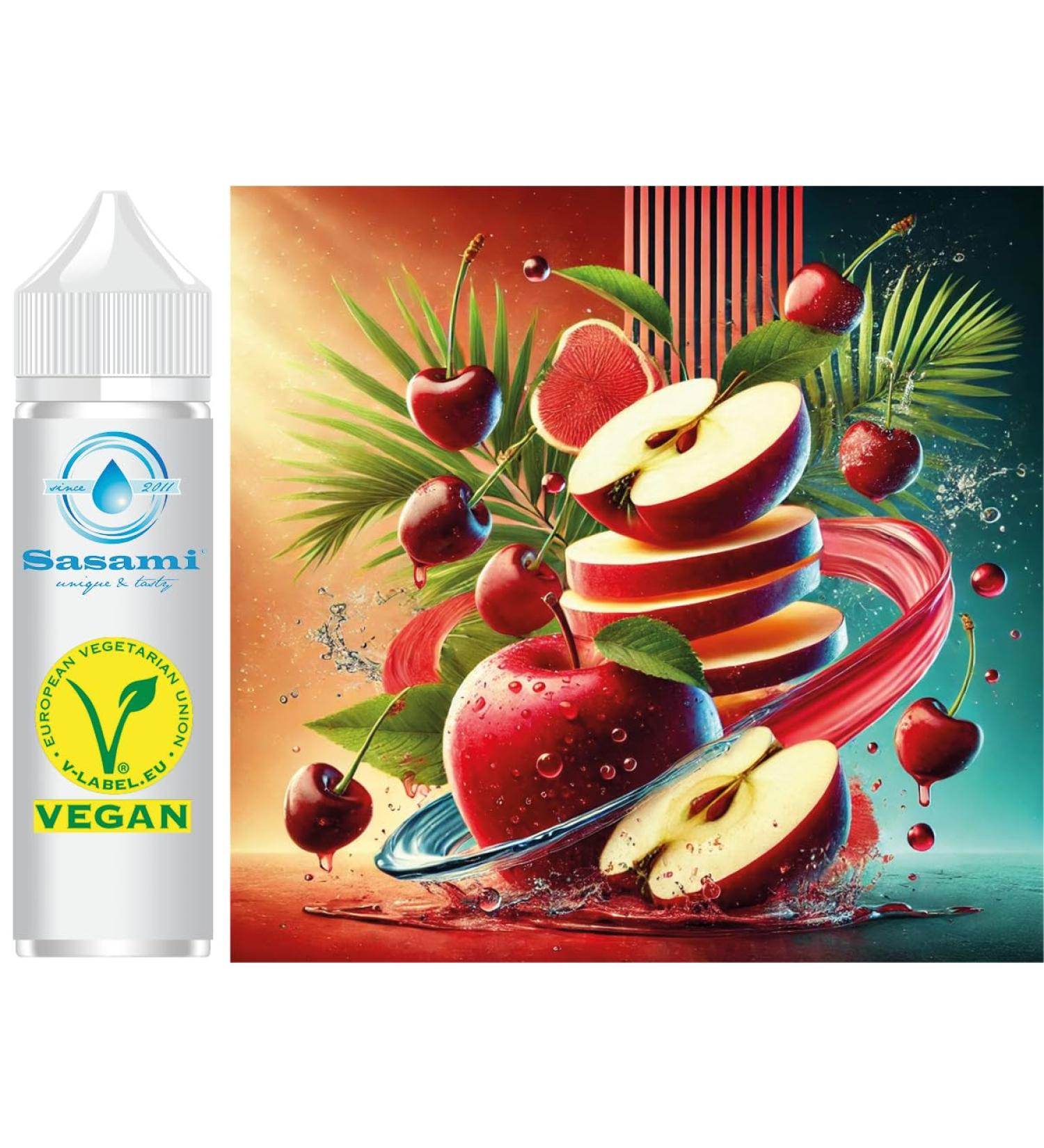 Pom Cerise - Apple and cherry flavor concentrate - Vegan - Sasami - 10 ml