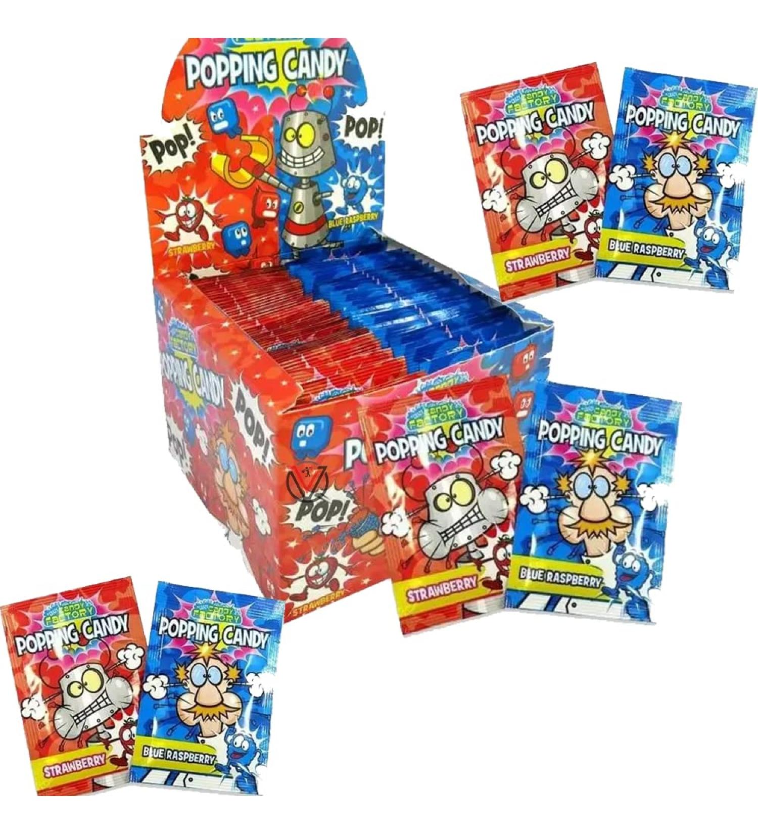 Crazy Candy Factory Popping Candy 7g (50 Packs (Full Box))