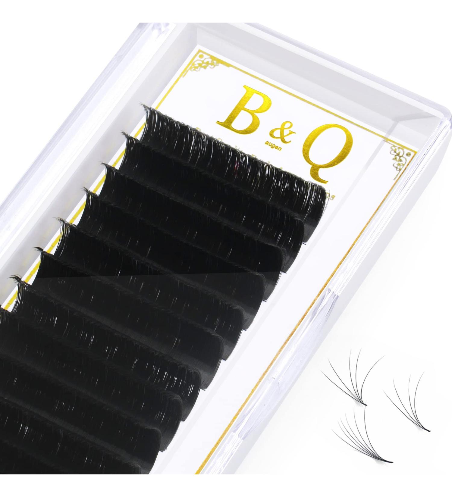 Shop 1 Tray C Curl 0.05mm Easy Fan Lashes for Volume - 13mm Individual Black Eyelash Extensions | International Shipping - Buy Online on GoSupps.com