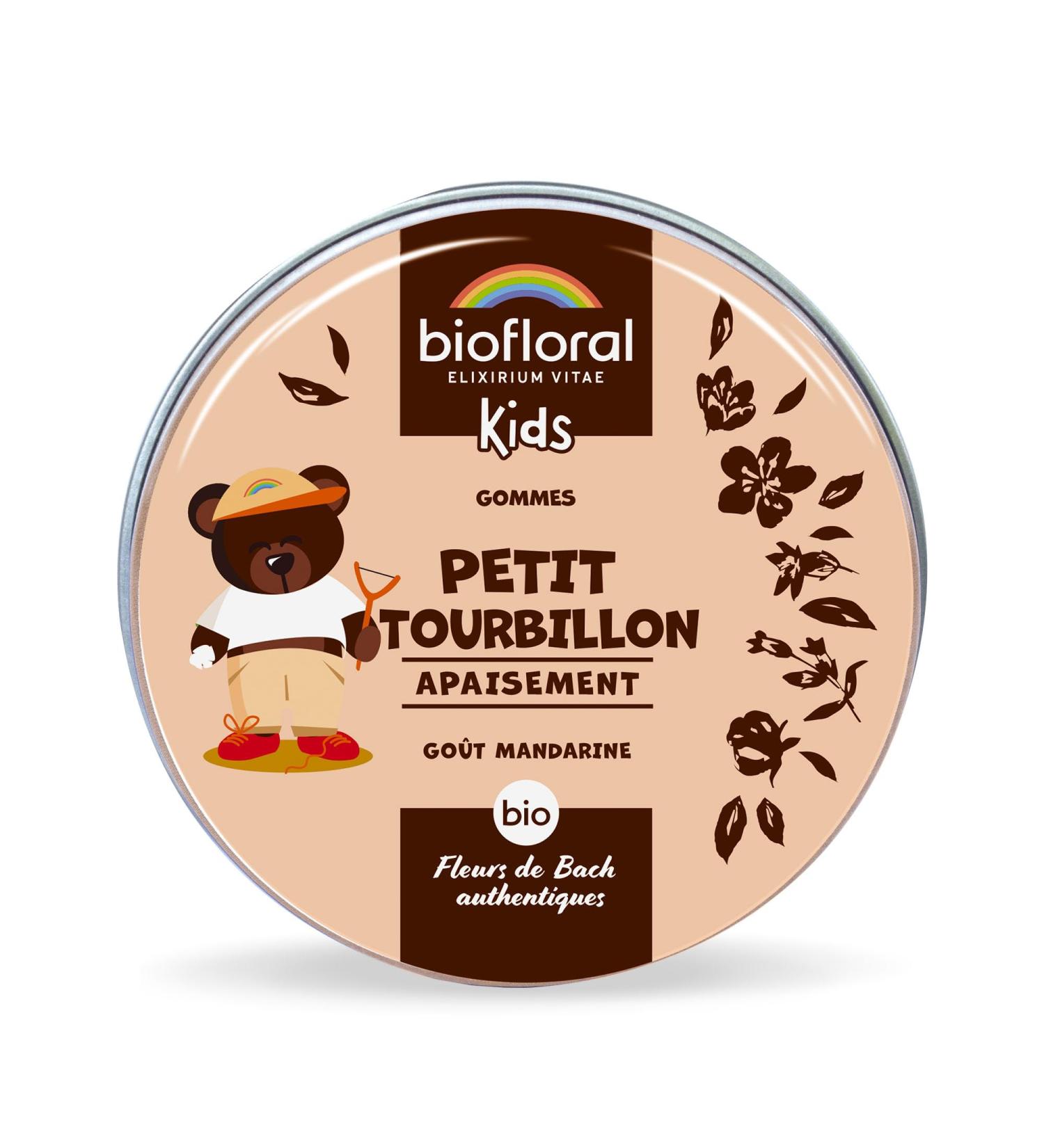  Biofloral BIOFLORAL KIDS - Little Whirlpool - Organic - 45 Gummies - Soothing - Authentic Bach Flowers - Alcohol-Free - Buy Online on GoSupps.com