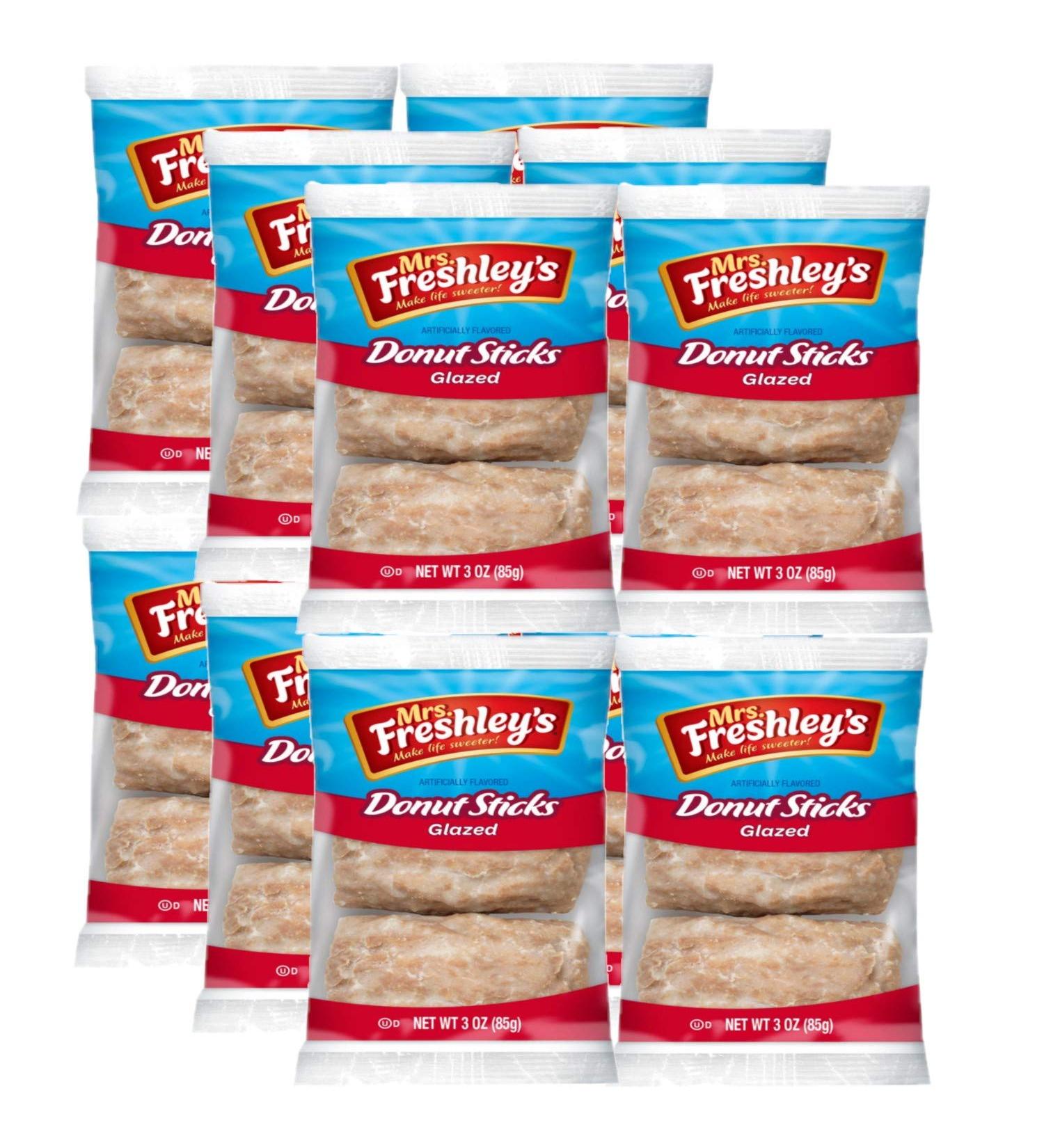 Mrs. Freshley's Donut Sticks: 36 Sticks Total (12 Packs of 3) - Pack of 2 - Buy Online on GoSupps.com