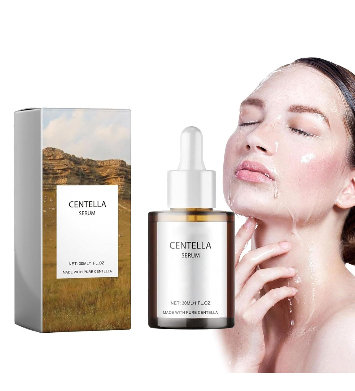 Centella Asiatica Face Serum Centella Serum for Face Recovery Face Serum for Acne Pore Skin Sensitive Oily Dry Skin Soothing Hydrating Serum for Women 30ml - Buy Online on GoSupps.com