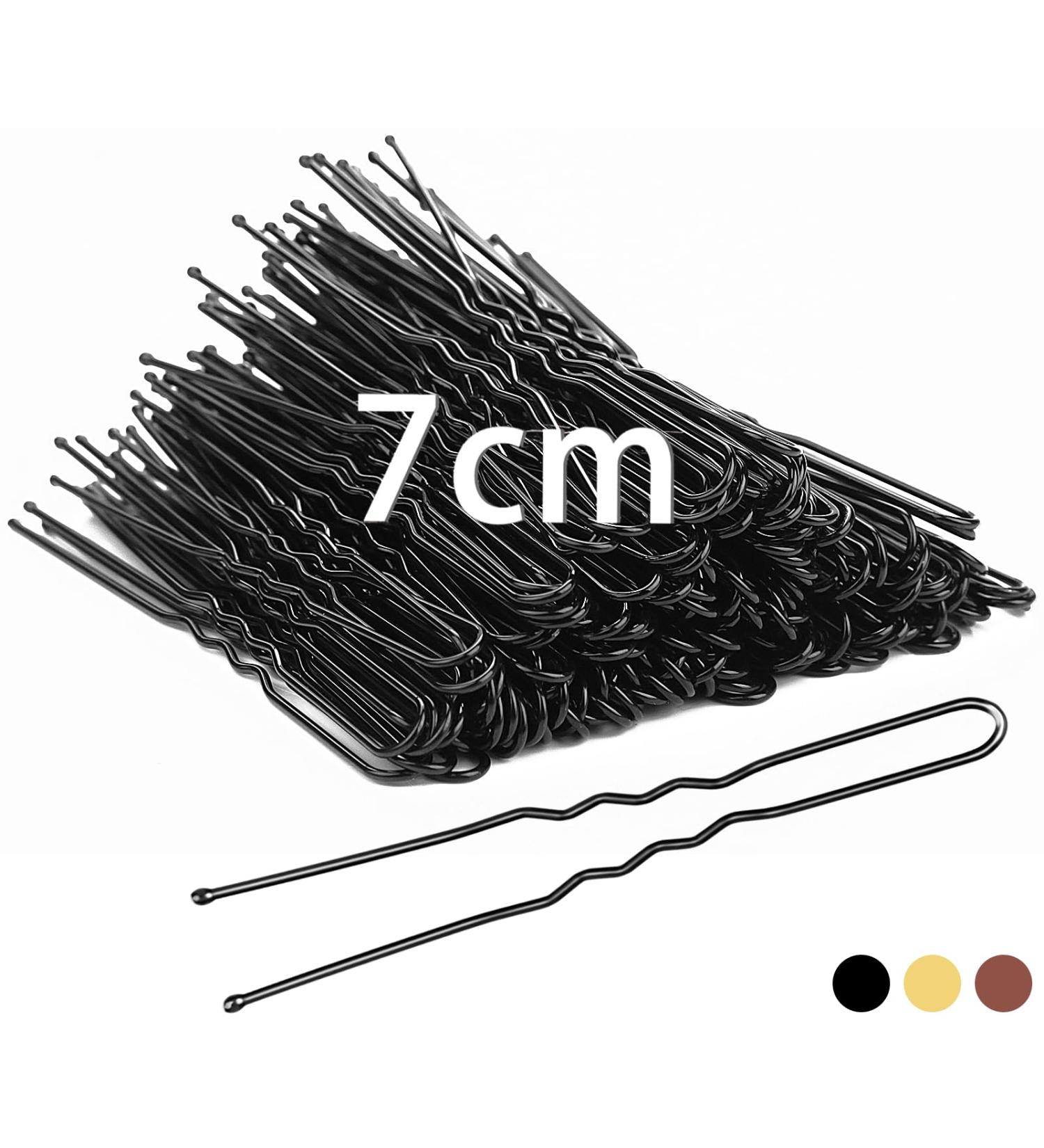 MBSOMNUS 100pcs Black Bobby Pins | U-Shaped Metal Hair Needles with Storage Box for Women & Girls - Perfect for Hairdressing Weddings & Everyday Use - Buy Online on GoSupps.com