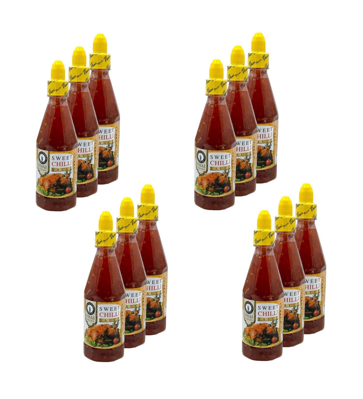 Set of 12x Sweet Chili Sauce - Bottle 435ml - Buy Online on GoSupps.com