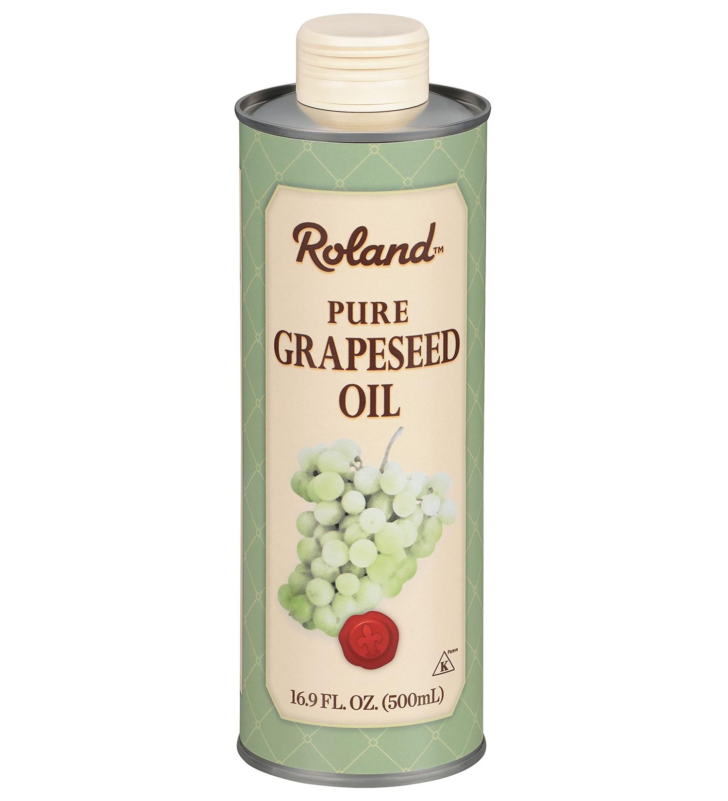 Roland Foods Pure Grapeseed Oil 16.9 Fl Oz Can (Pack of 3) - Specialty Imported Food - Buy Online on GoSupps.com
