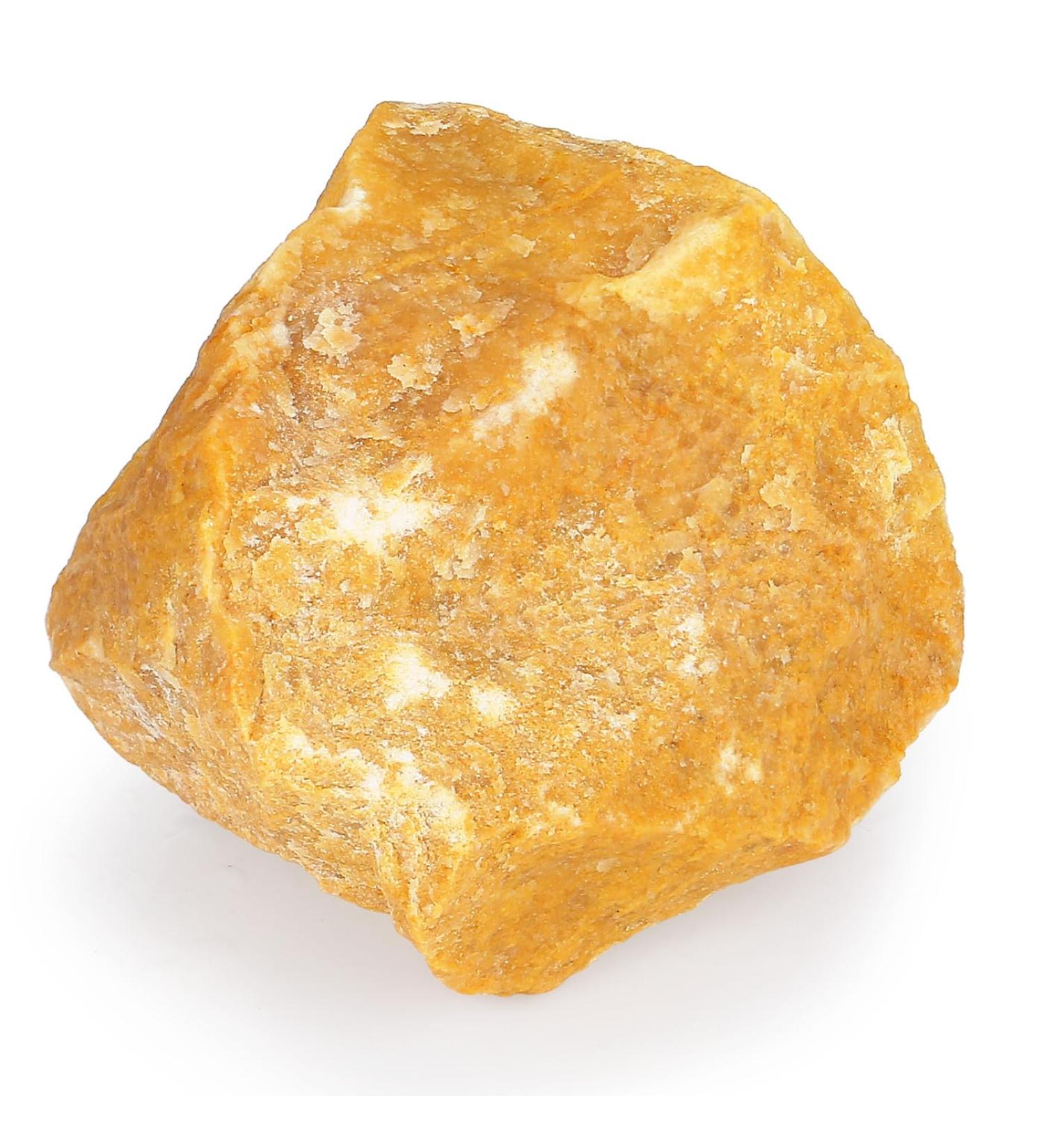Yellow Aventurine Crystal - Natural Healing Stone - Raw Gemstone - 1.77-2.17 L - Buy Online on GoSupps.com
