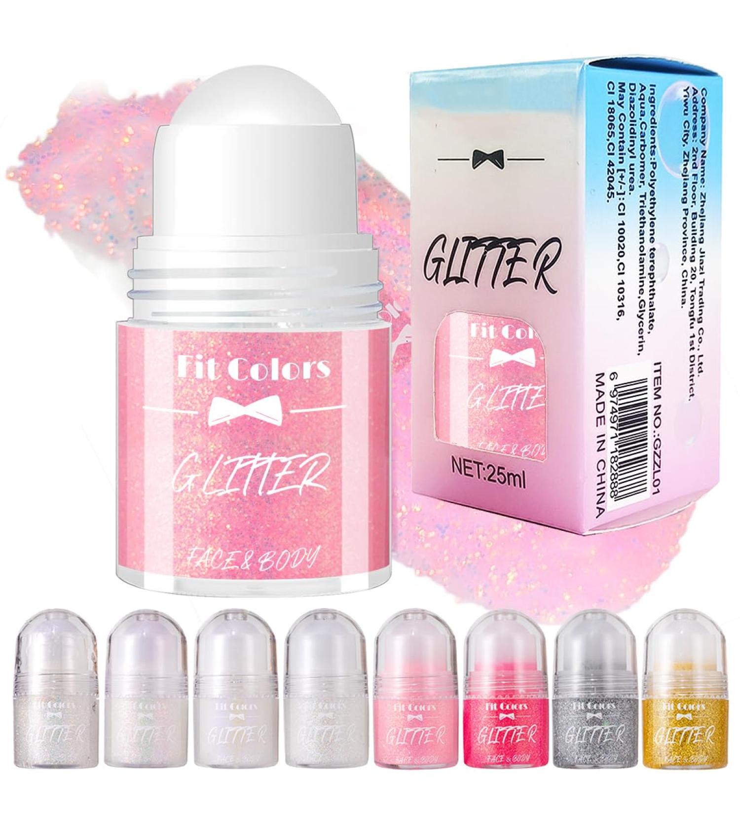  HONGECB Glitter Gel Roll-on Body Glitter Sparkling Makeup for Face Hair and Body #05 - Buy Online on GoSupps.com