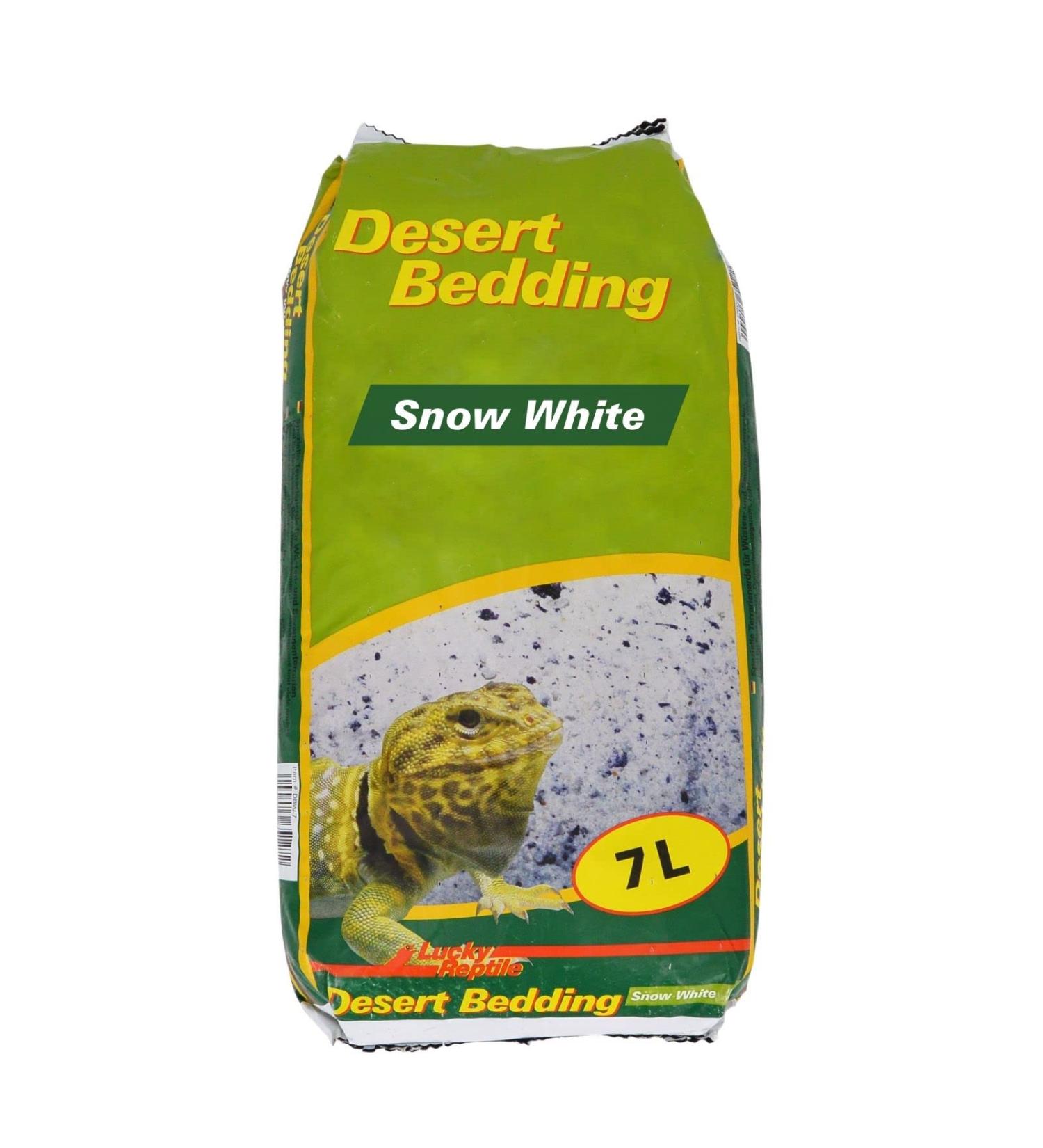 Buy Lucky Reptile DBW-7 Desert Bedding - Snow White 7 Liters for Reptiles | Premium Substrate for Optimal Habitat - Buy Online on GoSupps.com