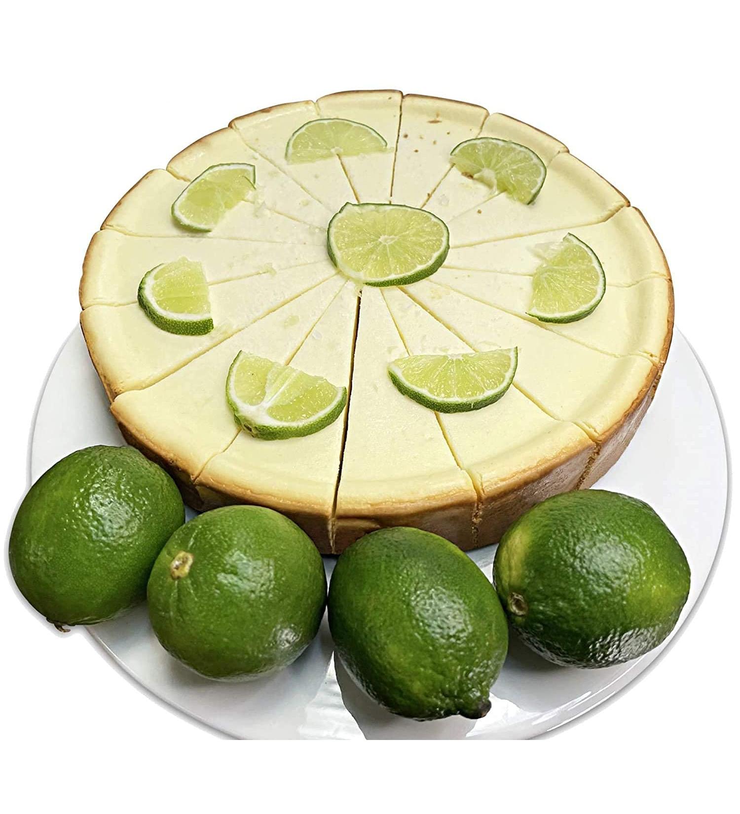 Andy Anand Sugar Free Key Lime Cheesecake 9 | Freshly Made, Decadent Dessert | Perfect for Birthdays, Holidays, and Special Occasions | 2 lbs - Buy Online on GoSupps.com