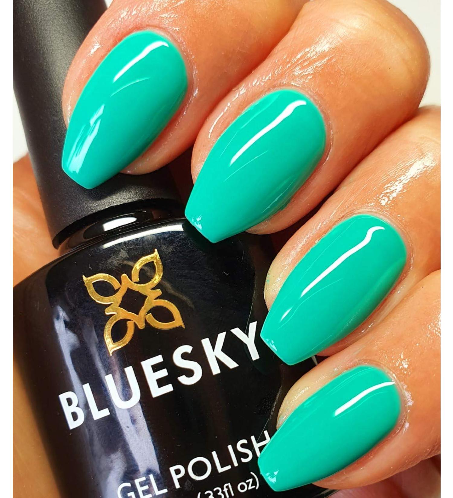 Bluesky GEL NAIL POLISH GREEN VIBRANT PRECIPITATION SPRING SUMMER COLOR DC112 DENCE RANGE Nail UV LED Soak Off 10ml - Buy Online on GoSupps.com