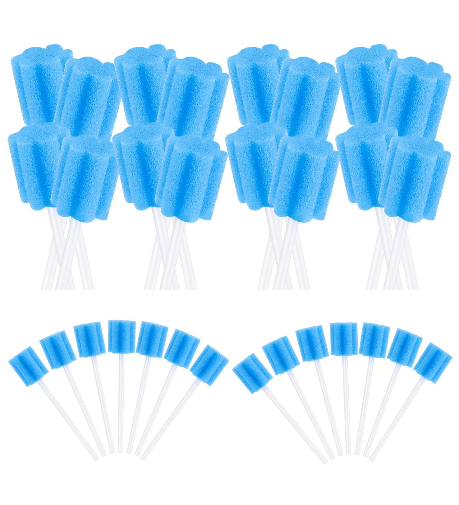 30-Pack Portable Oral Care Sponge Mound - Sterile Cotton Swabs for Mouth Cleaning & Care - Buy Online on GoSupps.com