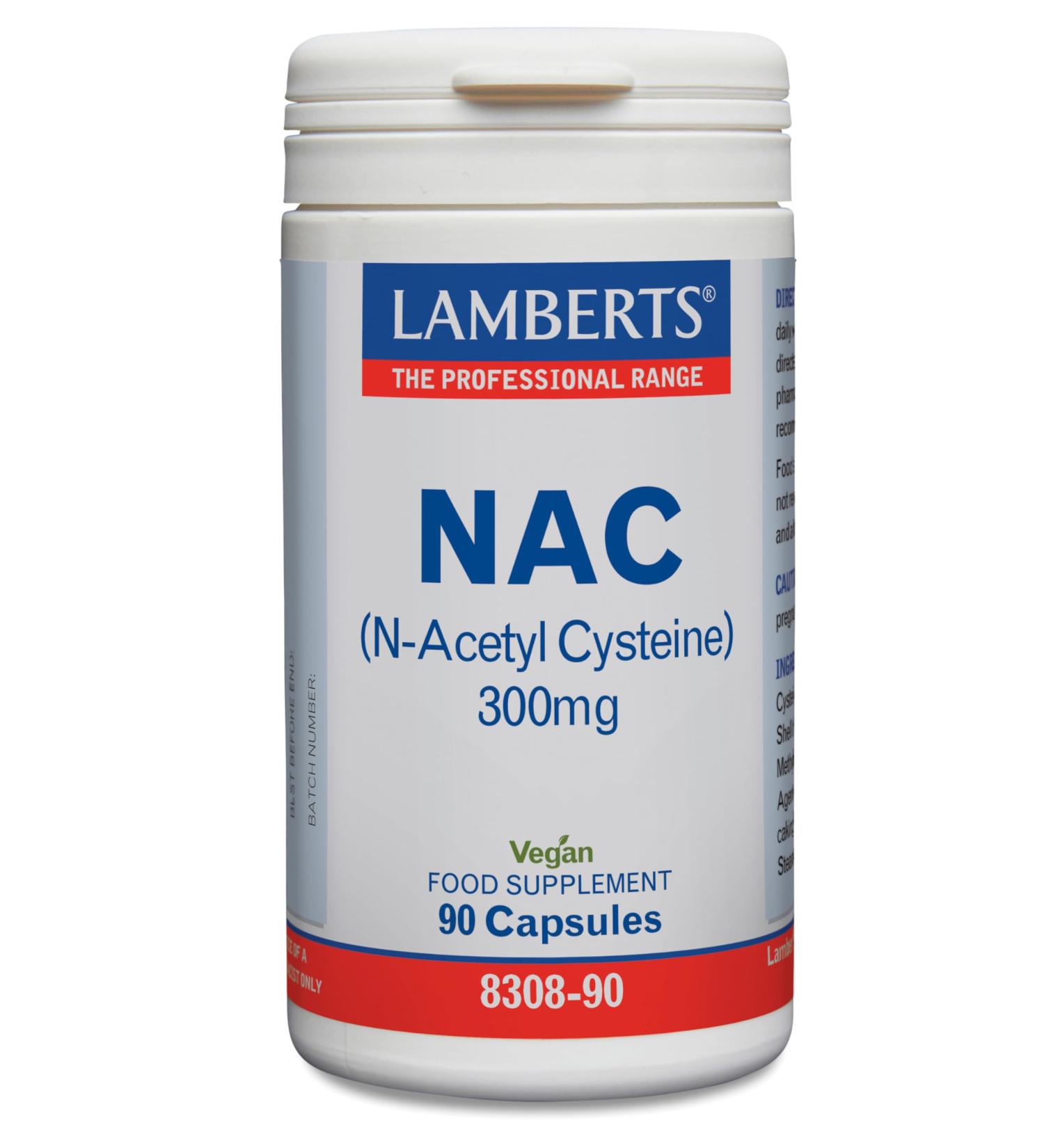 Nacetylcysteine 90 Capsules from Lamberts - Buy Online on GoSupps.com