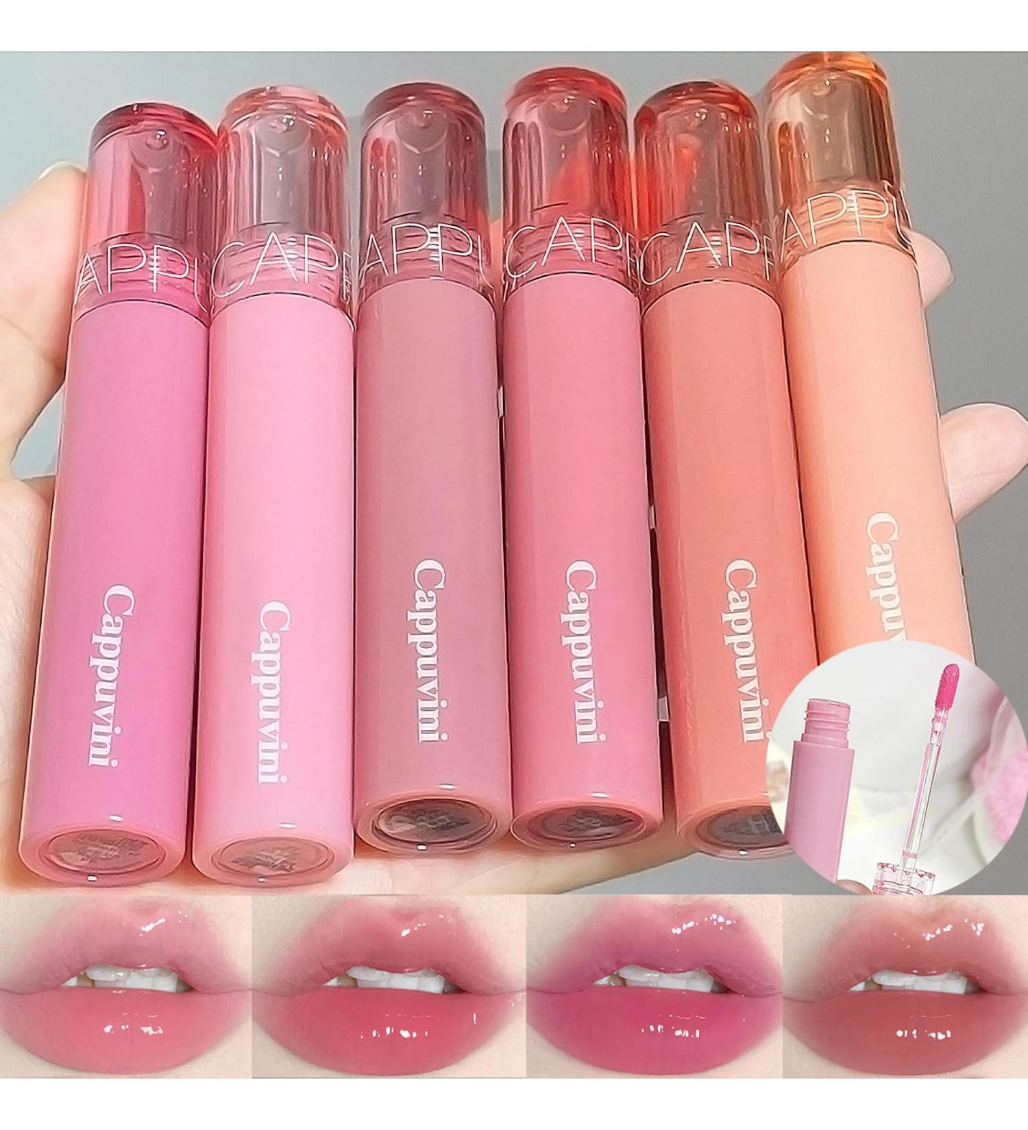 6 Colors Glasting Color Gloss - Lip-Plumping Long-Lasting Non-Sticky Moisturizing Lipstick for Daily Use | Shop Now - Buy Online on GoSupps.com