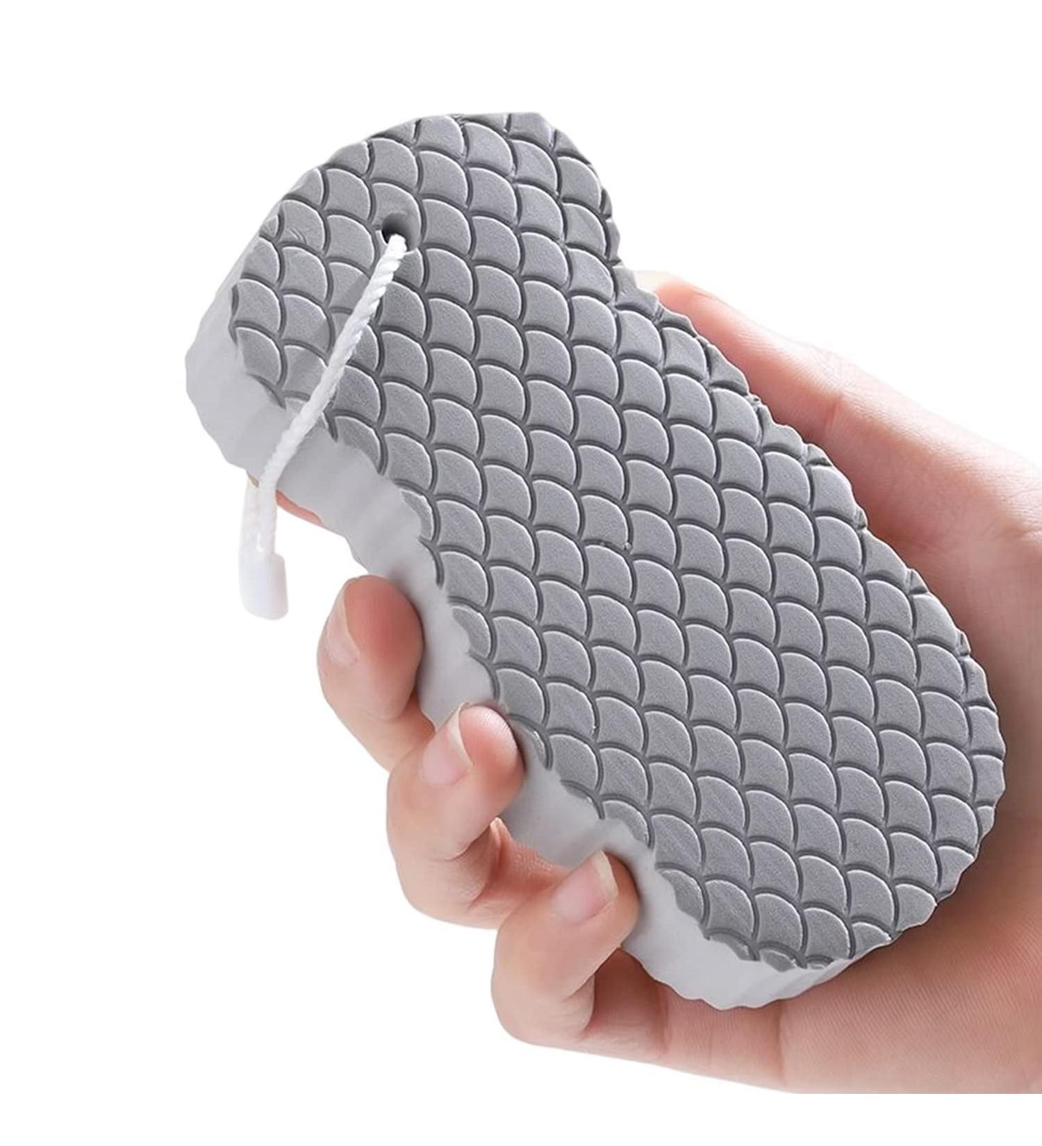 Vrsgs Super Soft Exfoliating Bath Sponge - Skin Exfoliating Shower Sponge for Adults & Babies - Gray, 1 Count - Buy Online on GoSupps.com