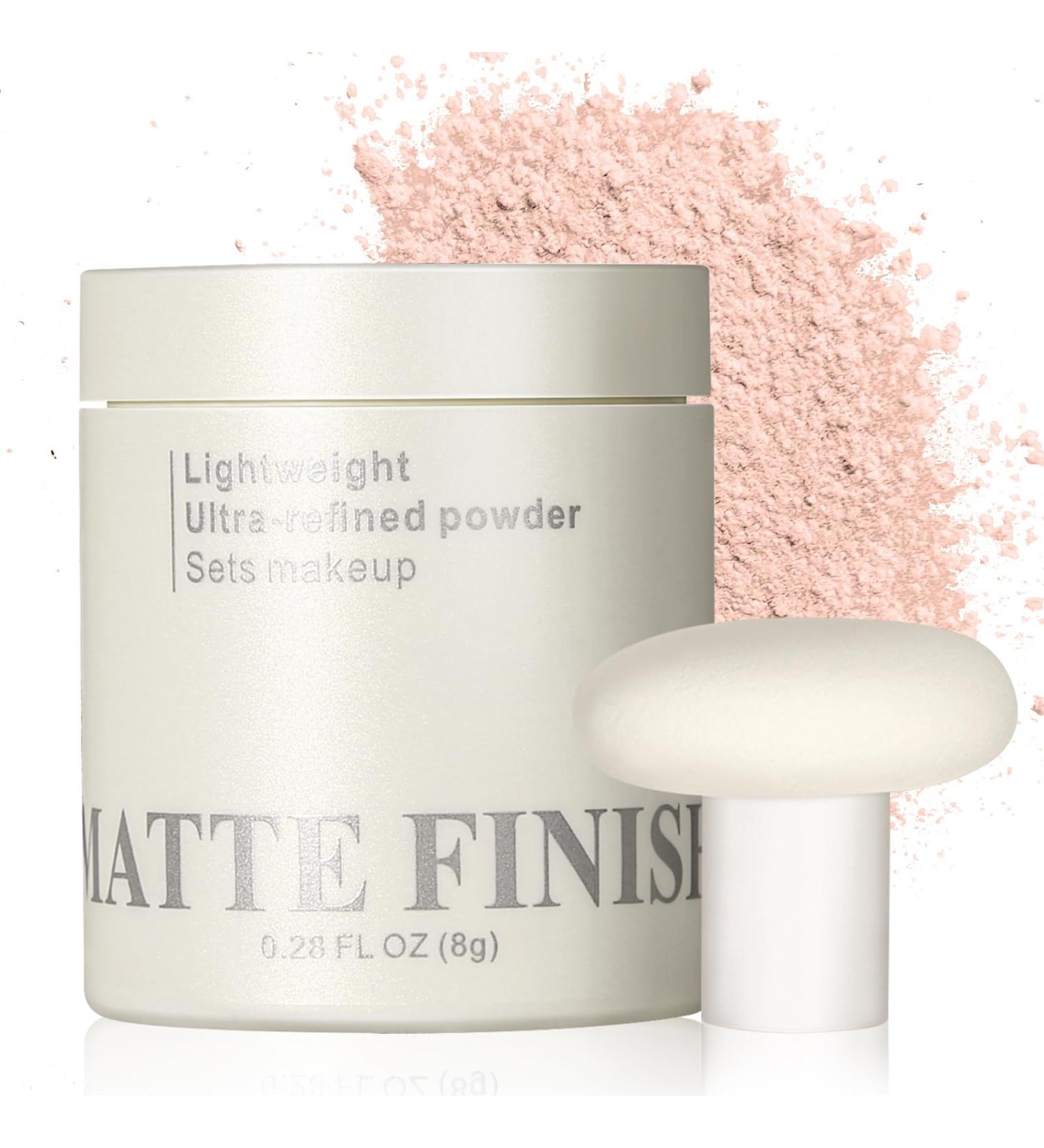 Erinde Pink Translucent Matte Setting Powder - Long-Lasting Oil Control & Soft Focus Effect | International Shipping Available - Buy Online on GoSupps.com