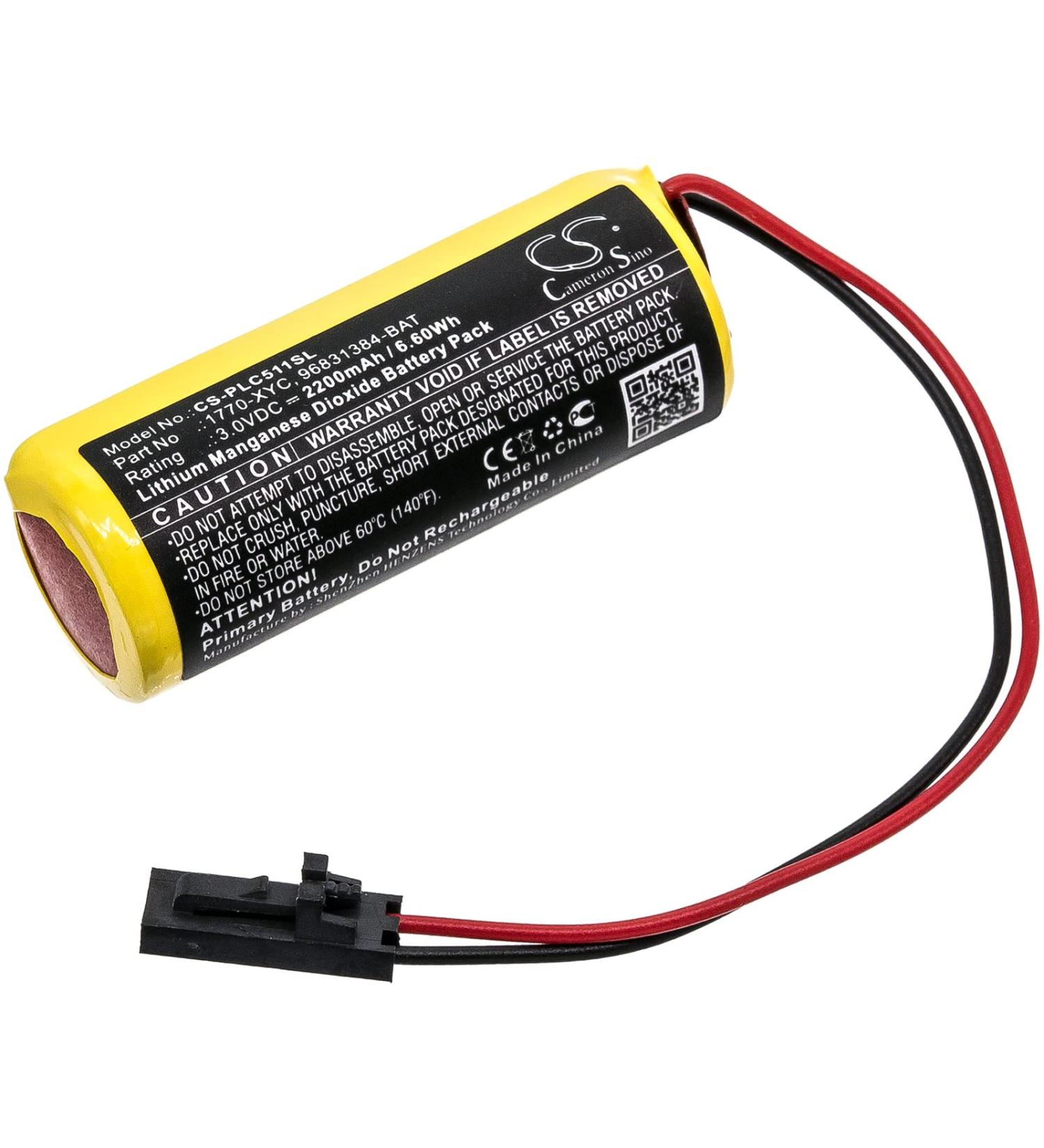 1770-XYC 2200mAh Battery for PLC-5 Controller Series | Compatible with 1771-DMC1 1785-L40E & More | International Shipping - Buy Online on GoSupps.com