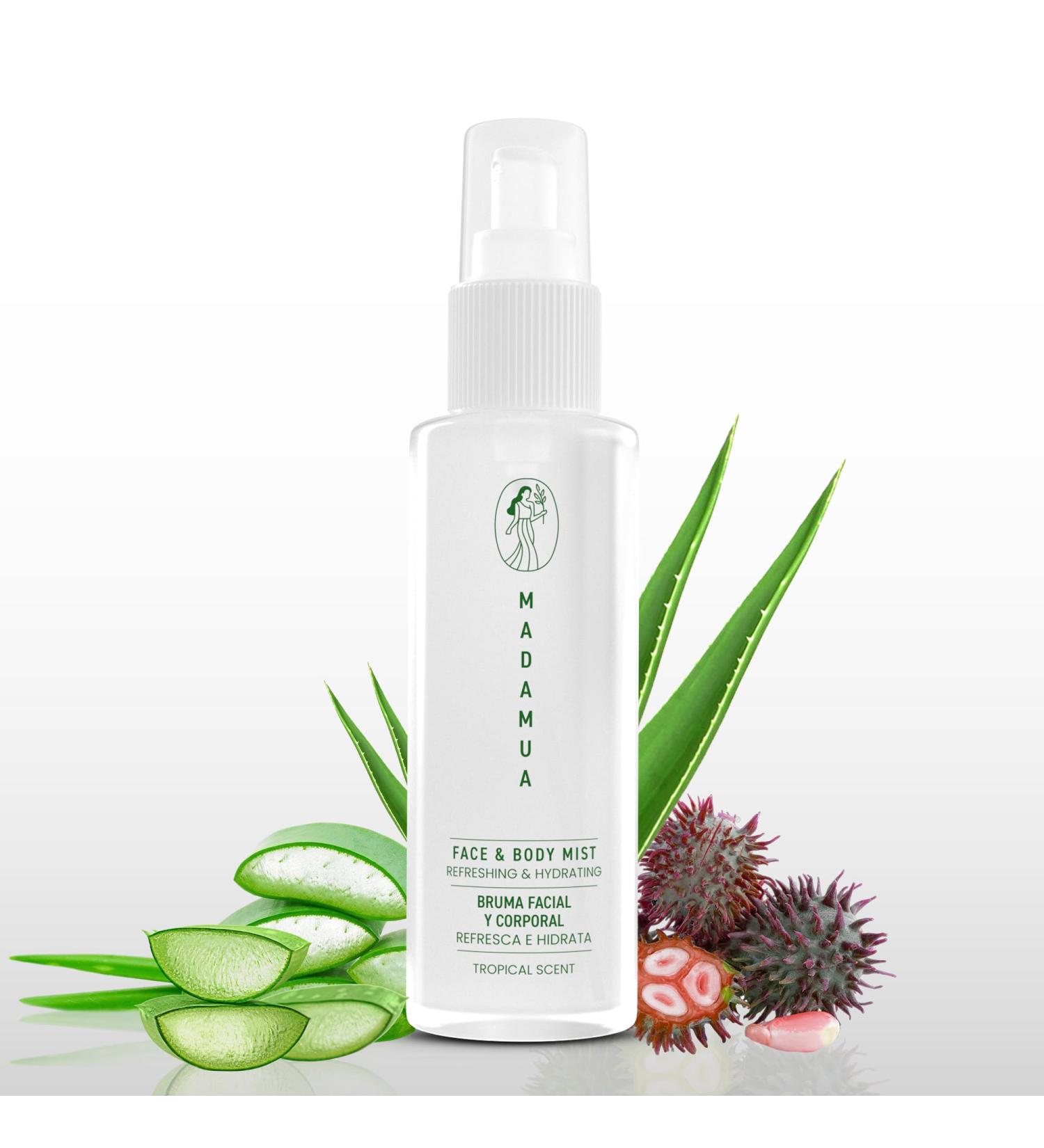 MADAMUA Face & Body Mist for Women - Women's Spray Lotion for Body & Hydrating Face Mist - Hydrating Care Lotion - Spray on Moisturizer for Dry Skin After Sun - Buy Online on GoSupps.com