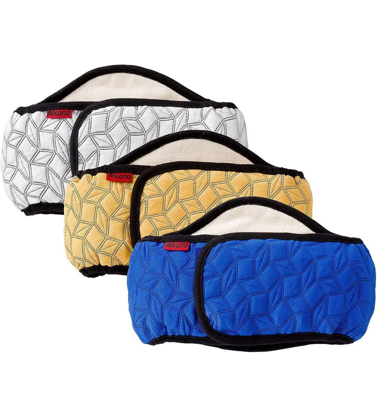 Mkouo 3-Piece Washable Male Dog Diapers | High-Suction Belly Bands for Dogs | Reusable & Comfortable Size L - Buy Online on GoSupps.com
