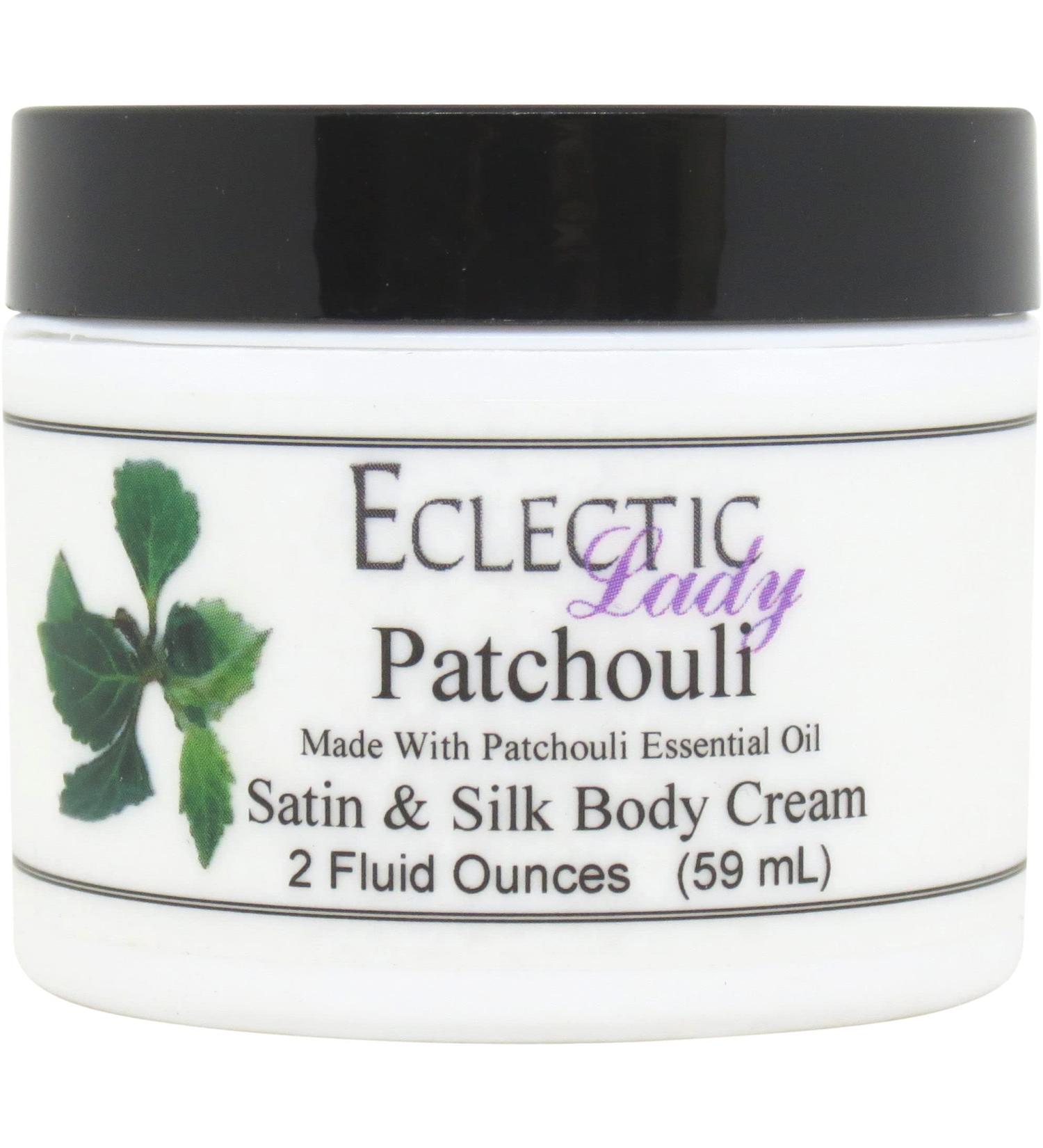 Buy Eclectic Lady Patchouli Satin & Silk Body Cream - Shea Butter Aloe & Vitamin E - Phthalate-Free Handcrafted in USA - Perfect Moisturizer for Women | International Shipping Available - Buy Online on GoSupps.com