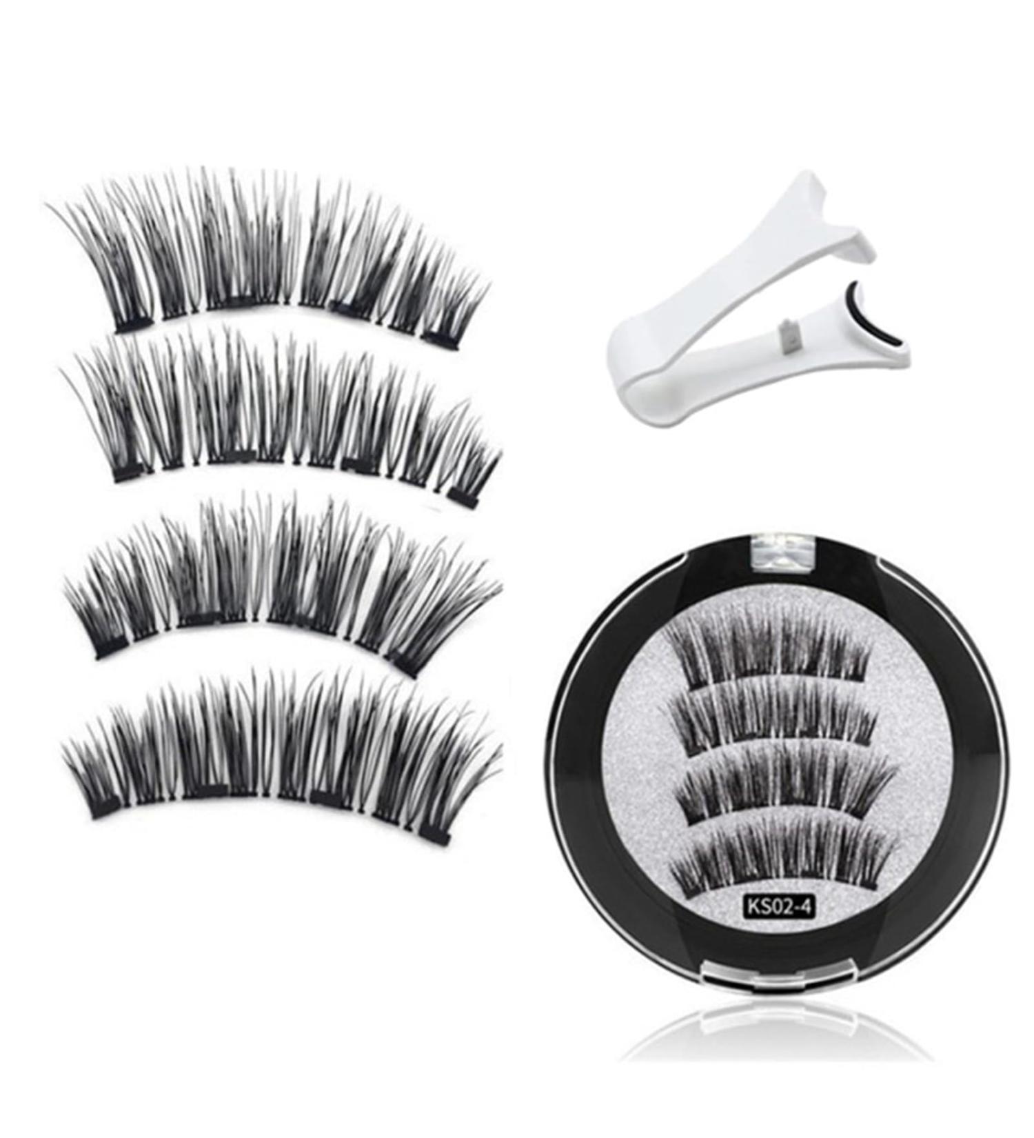 beeto Lumentes Magnetic Eyelashes Lumentes Eyelashes Lumentes Magnetic Lashes Reusable Magnetic Eyelashes Magnetic Eyelashes Natural Look No Glue Eyelashes (Color : KS02-4) - Buy Online on GoSupps.com