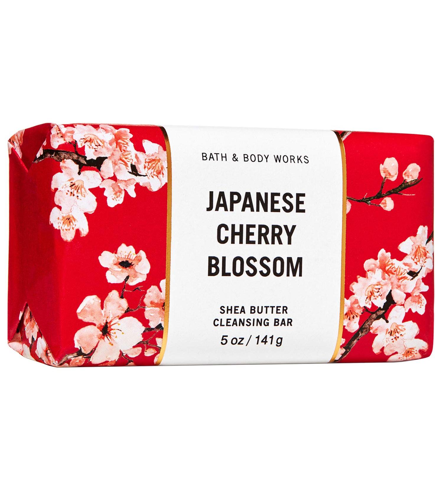 Bath and Body Works JAPANESE CHERRY BLOSSOM Shea Butter Cleansing Bar 4.2 oz