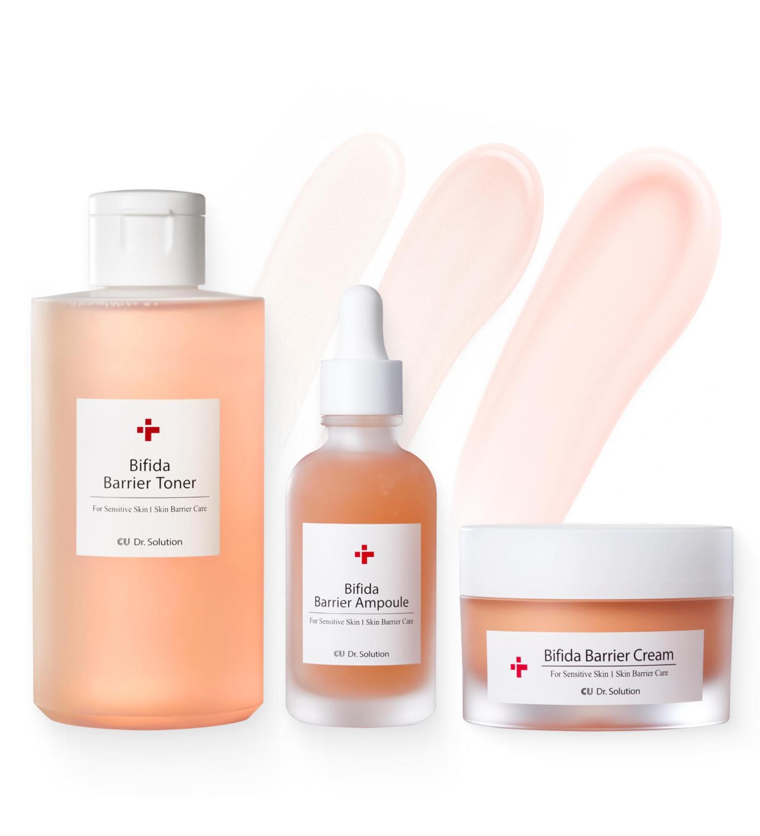 CU Dr. Solution Bifida Barrier Toner Ampoule and Cream Korean Skincare Set - Buy Online on GoSupps.com
