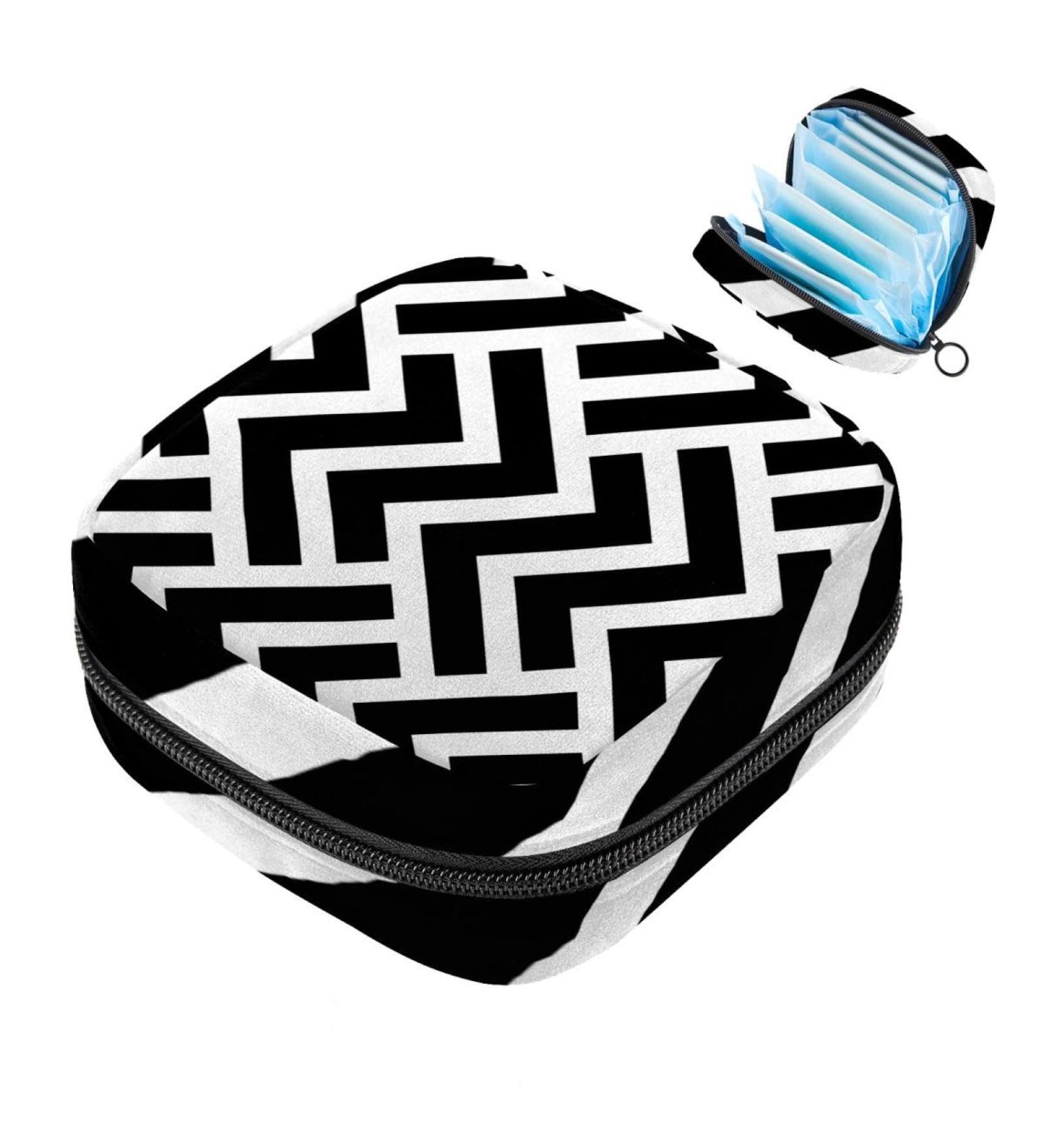 Portable Women's Menstrual Cup & Tampon Bags | Triangular Multi-Colored | Ideal for Teens - Buy Online on GoSupps.com