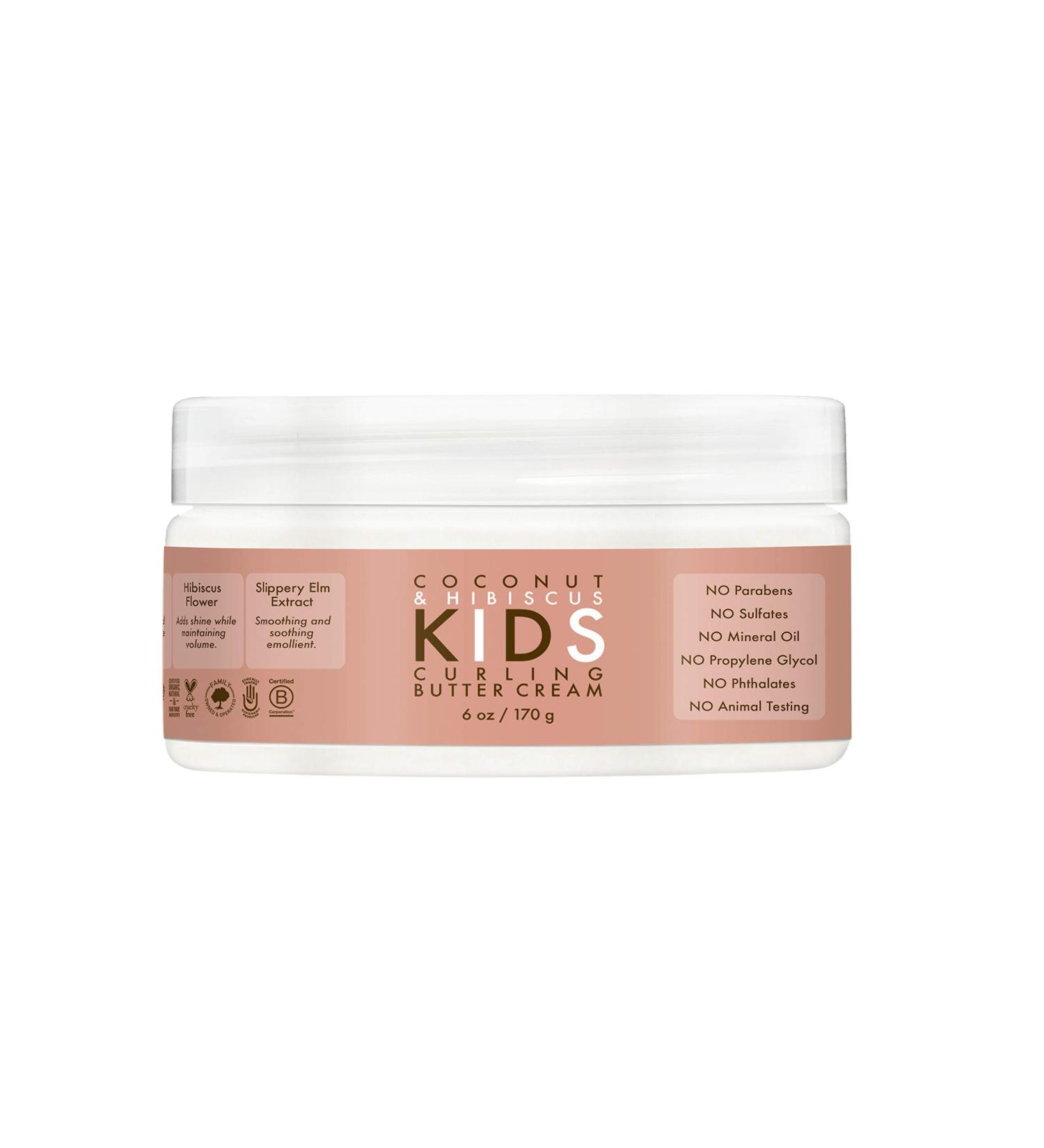SheaMoisture Kids Coconut & Hibiscus Curling Styling Cream - 6 oz - Buy Online on GoSupps.com