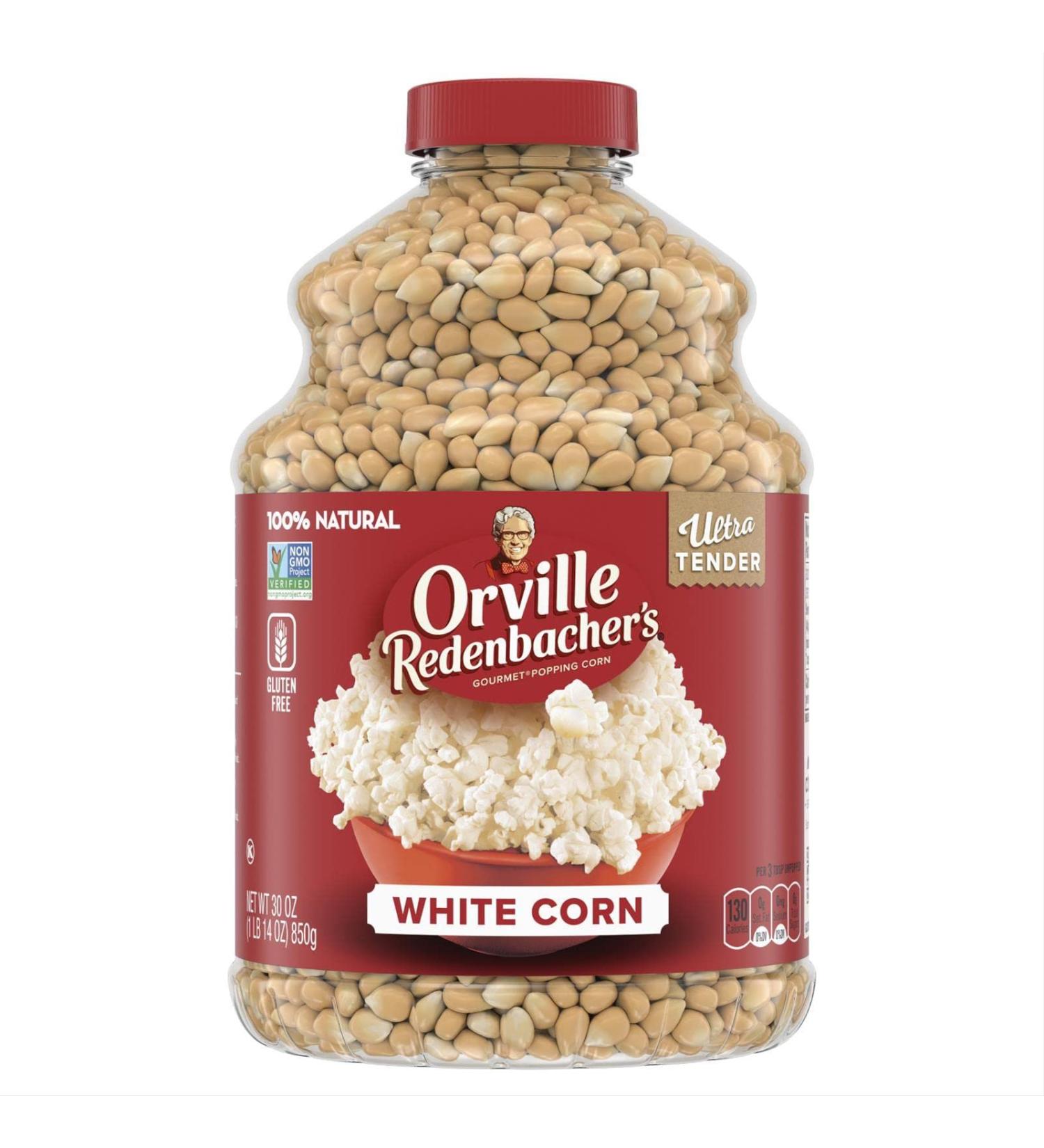 Orville Redenbacher's Original Gourmet White Popcorn Kernels 30 oz - Premium Quality Popcorn for Delicious Snacking - Buy Online on GoSupps.com