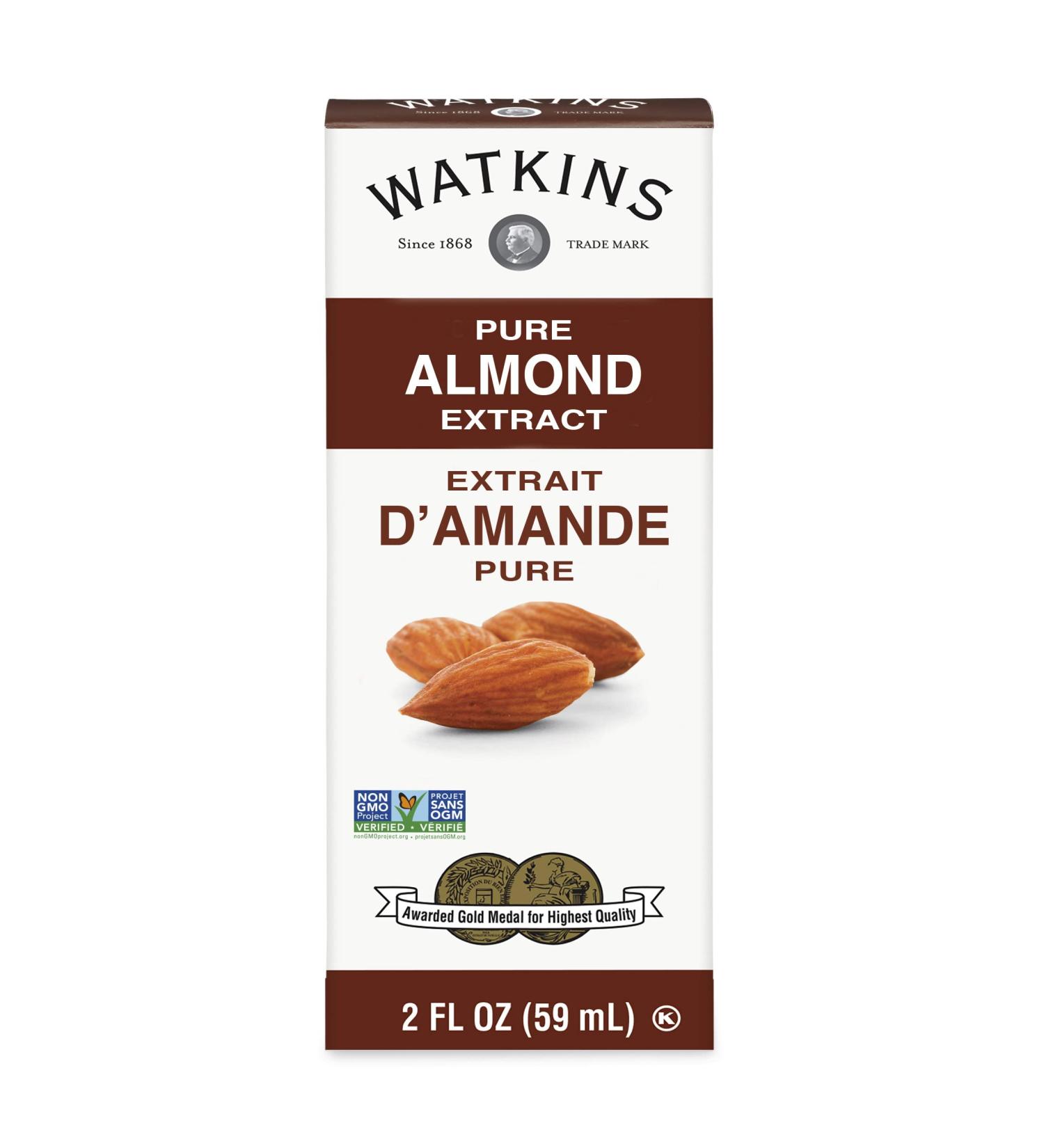 Watkins Pure Almond Extract  2 Fl Oz (Pack of 1) Pure Almond 2 Fl Oz (Pack of 1) - Buy Online on GoSupps.com