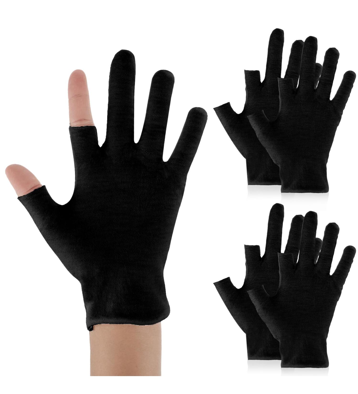 Sibba Cotton Touchscreen Gloves - Moisturizing Overnight Repair for Eczema & Dry Skin | Hand Spa Treatment for Soft Hands - Buy Online on GoSupps.com