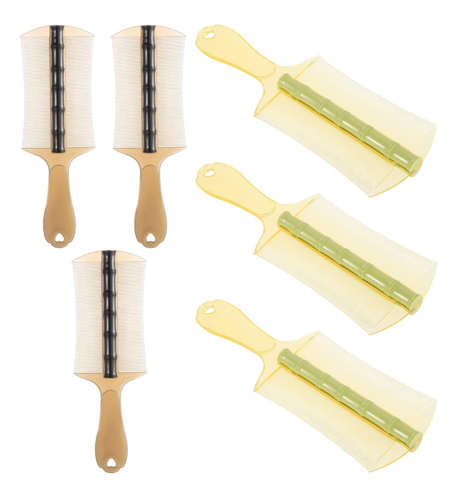 ifundom Lot de 6 Peignes Anti-poux Dents Fines Double Face Grand Mod le en Plastique pais avec Manche Ergonomique pour Cheveux pais et Cuir Chevelu Sec Adapt s Gar on et Filles  - Buy Online on GoSupps.com