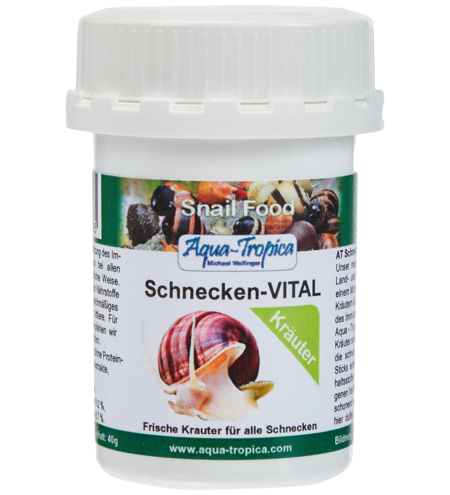 Aqua-Tropica Snail VITAL Herbs 40g - Enhance Health & Wellness | International Shipping Available - Buy Online on GoSupps.com