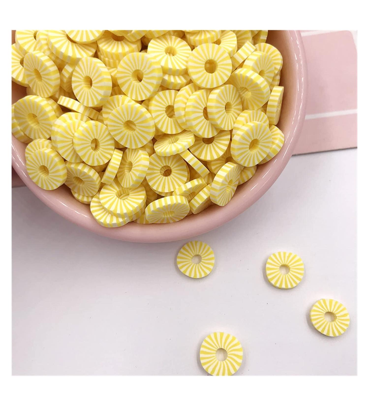 NIANTU1124 100g Hot Polymer Clay Fruit Slice Fake Sprinkles for Crafts Crystal Mud Filling Accessories DIY Nail Art Particles Decoration Gift (Color : 10mm)