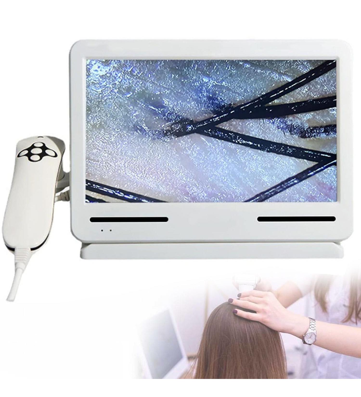 10.1 Inch HD Hair Follicle & Scalp Detector - 200x Magnification 32GUDisk - Ideal for Beauty Salons & Skin Management - Buy Online on GoSupps.com