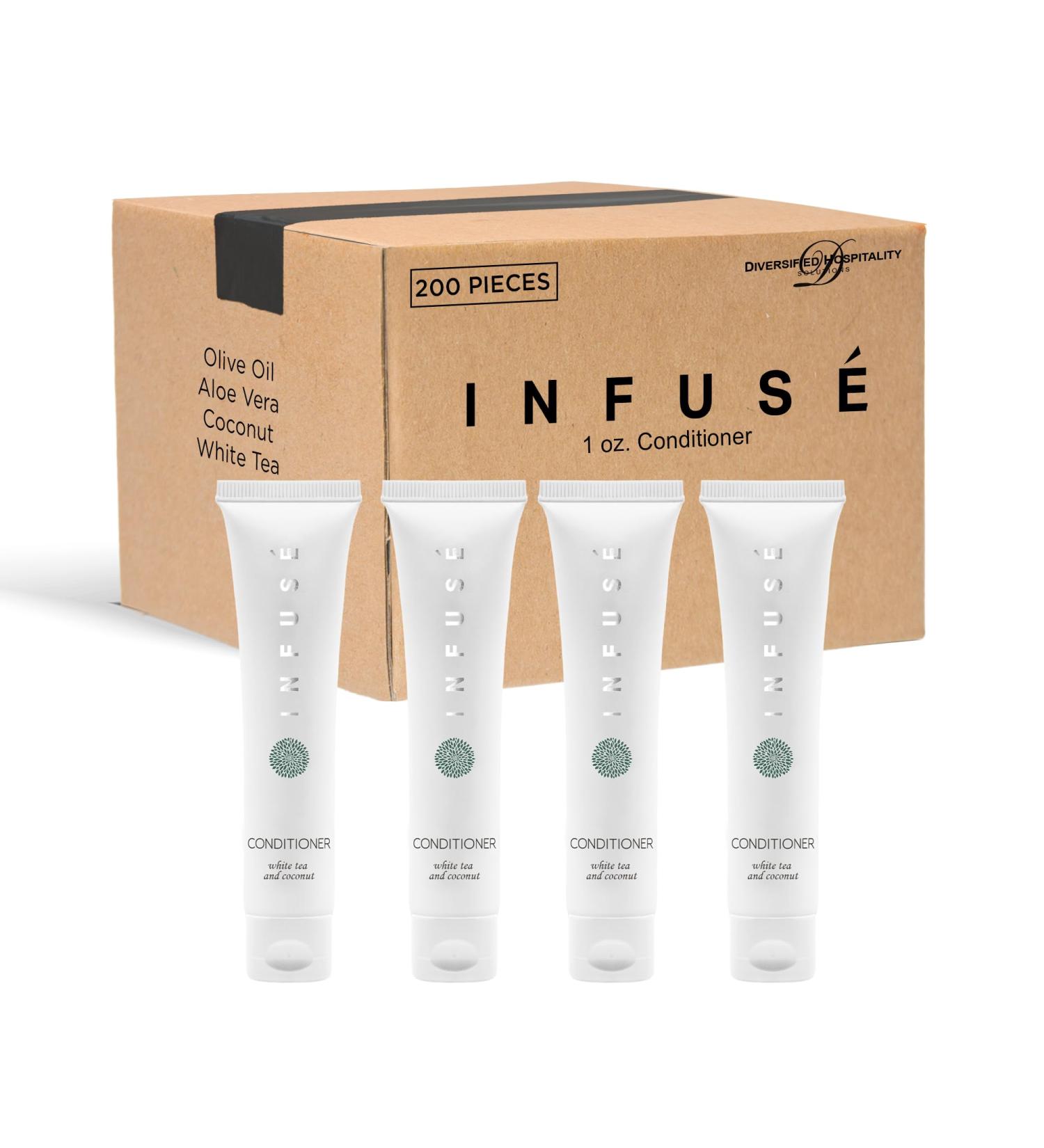 Buy Infuse Travel-Size Hotel Conditioner 1 oz - Case of 200 | White Tea & Coconut | International Shipping - Buy Online on GoSupps.com