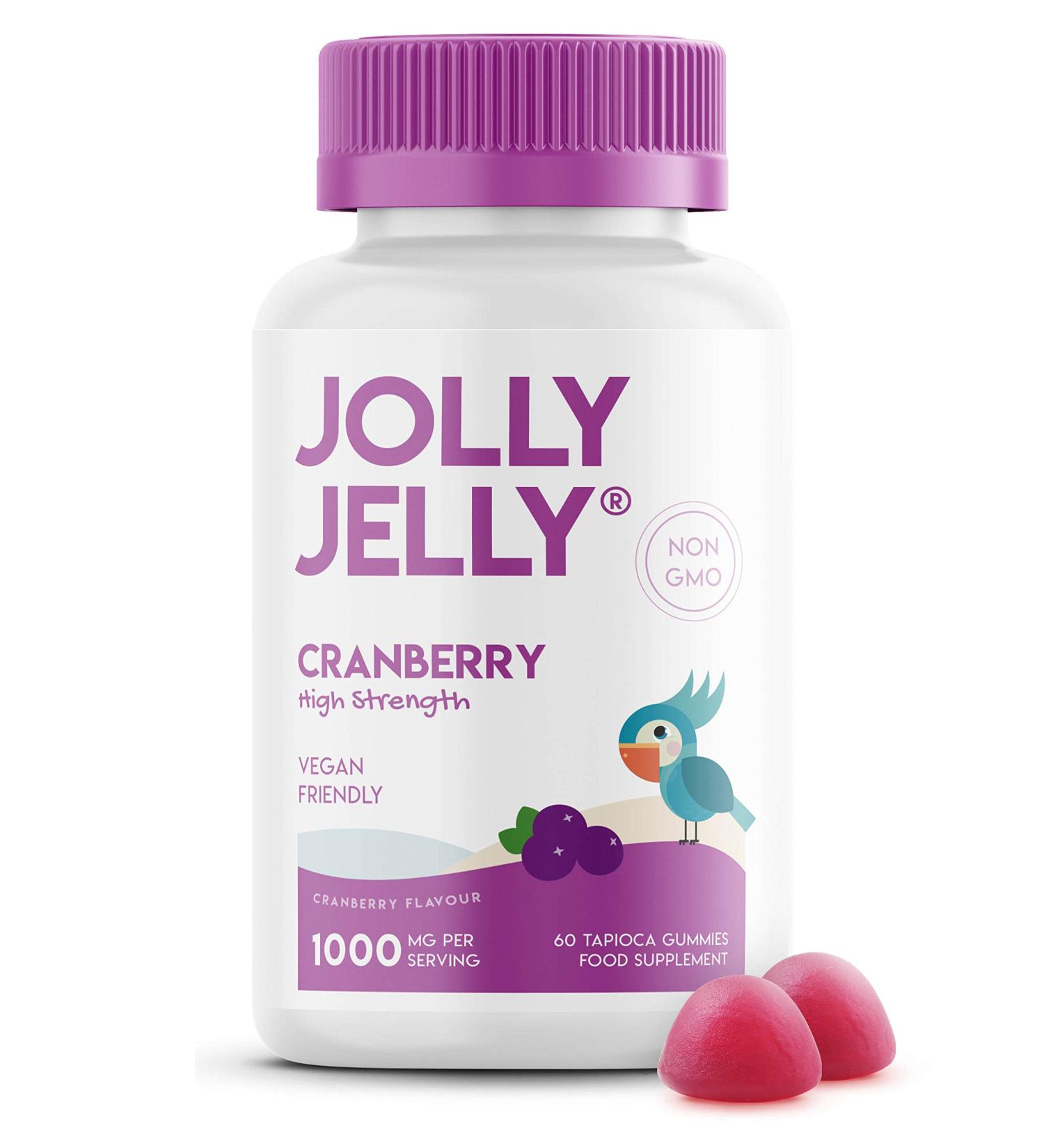 Cranberry Gummies 1000mg - Organic Cranberry Extract Supplement - 60 Vegan Gummies - Kosher Halal - Buy Online on GoSupps.com
