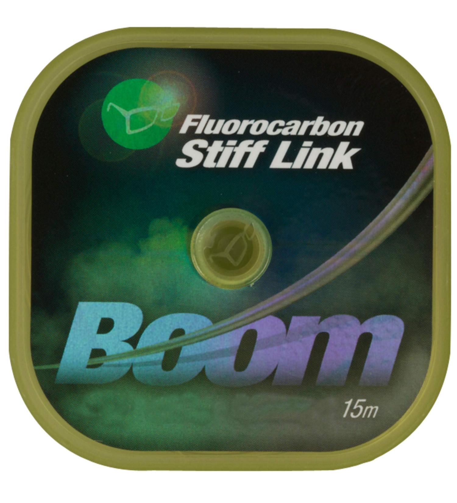 Korda Boom Fluorocarbon Stiff Link 15m - Leader line 0.65mm / 35lbs / 15.9kg breaking strain