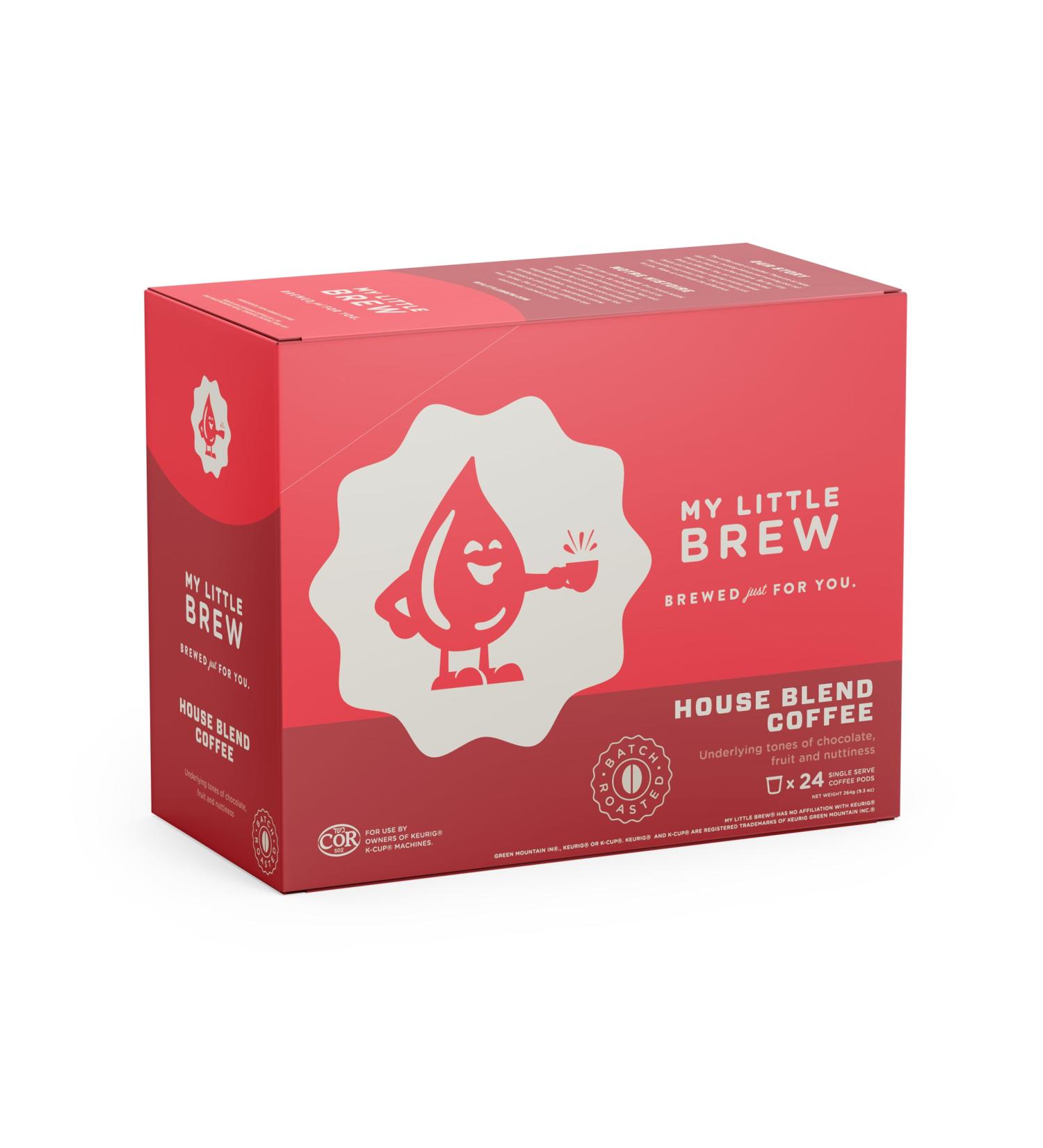 My Little Brew - House Blend Single Serve K-cup Pod Compatible with Keurig K-Cup Brewers 24-Count - Buy Online on GoSupps.com