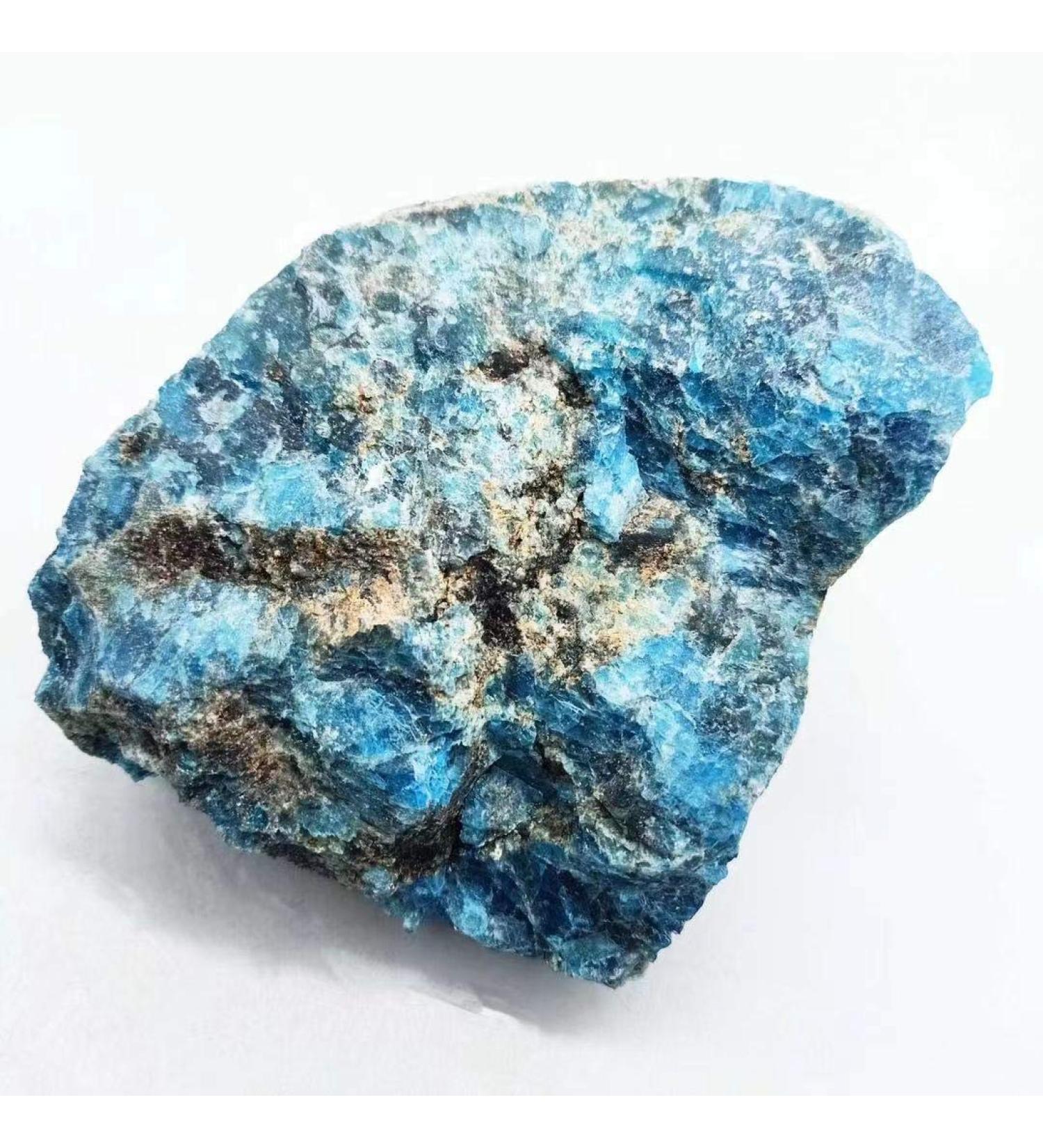 Room Decoration 1 Piece 50G-300G Natural Rock Raw Material Apatite Quartz Specimen Rough Stone Stones (Color : 250g-300g 1pc)