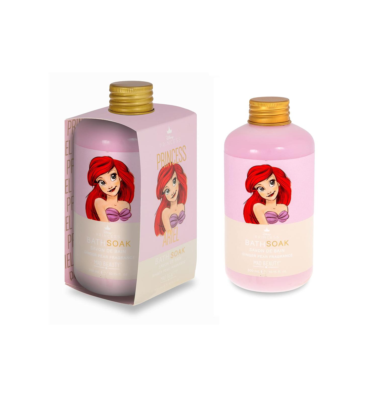 MAD BEAUTY Disney Princess Ariel Bubble Bath - Ginger Pear Fragrance for Royal Self-Care - Buy Online on GoSupps.com