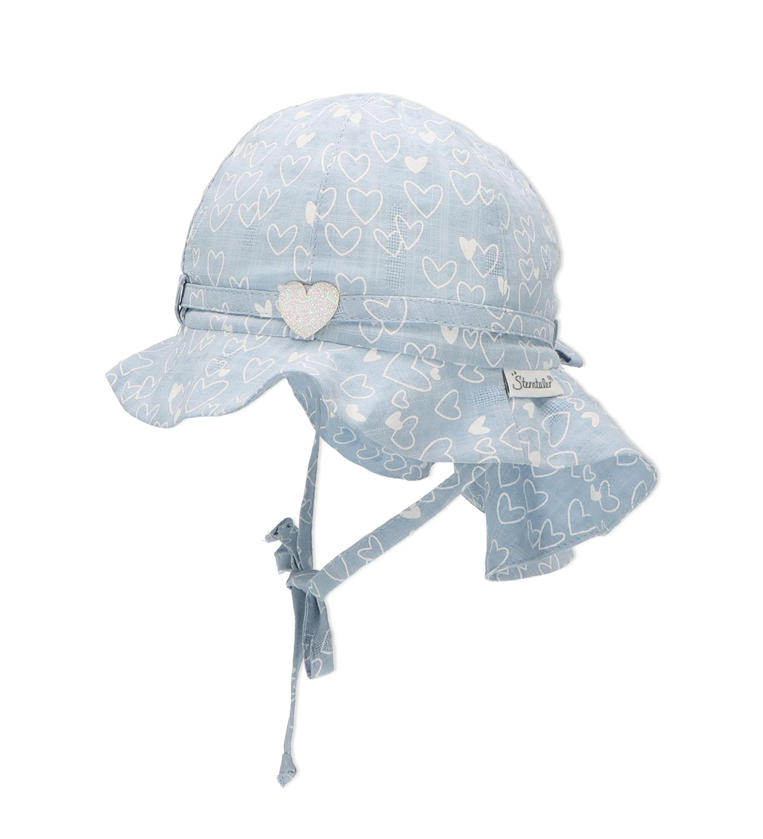 Buy Sterntaler Girls Sun Hat Herzis Hat 45 - Light Blue | Stylish & UV Protection for Kids - Buy Online on GoSupps.com