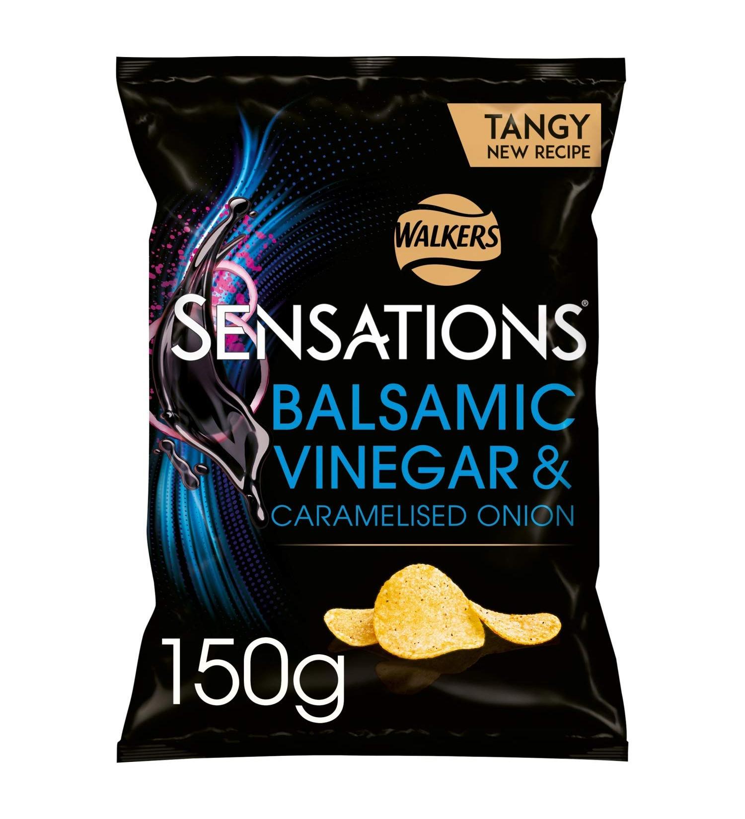 Balsamic Vinegar & Caramelised Onion Crisps 150g - Pack of 1 - Buy Online on GoSupps.com