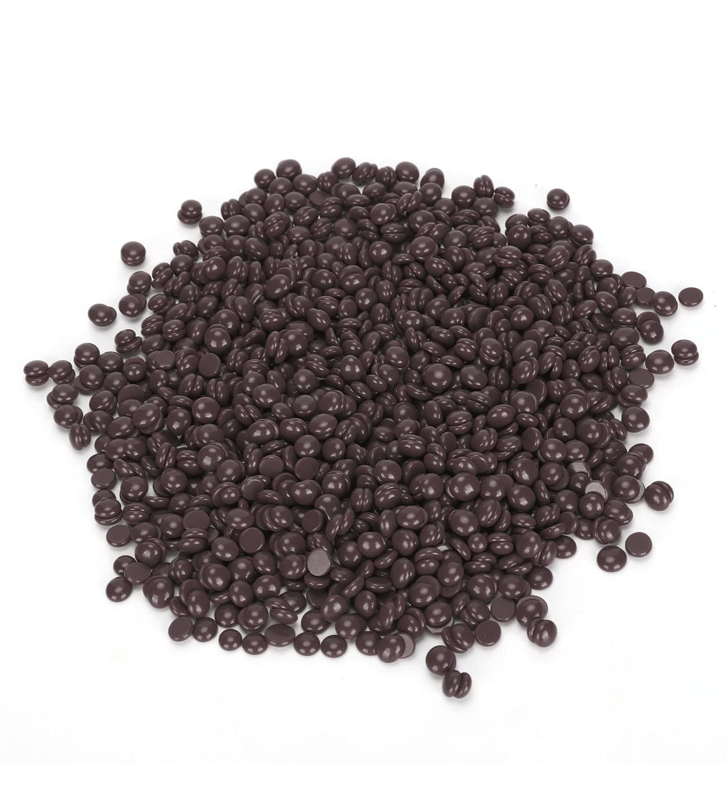 500g Hard Wax Beans for Hair Removal - Premium Solid Wax Beads for Men & Women (Brown) - Ideal for Smooth Skin | International Shipping Available - Buy Online on GoSupps.com
