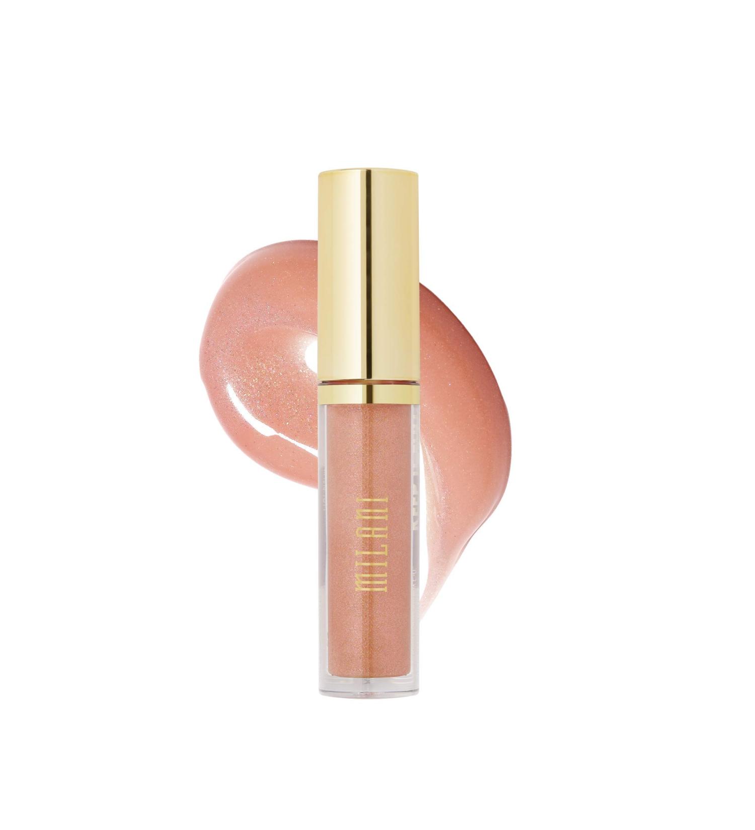 Milani Keep It Full Nourishing Lip Plumper - Champagne (0.13 Fl. Oz.) | Cruelty-Free Lip Gloss for Fuller-Looking Lips - Buy Online on GoSupps.com